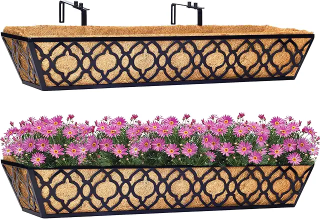 Railing planter box apartment