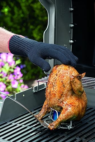 Miniatura 3 de Weber 6689 Essentials - Asador plegable para aves de corral