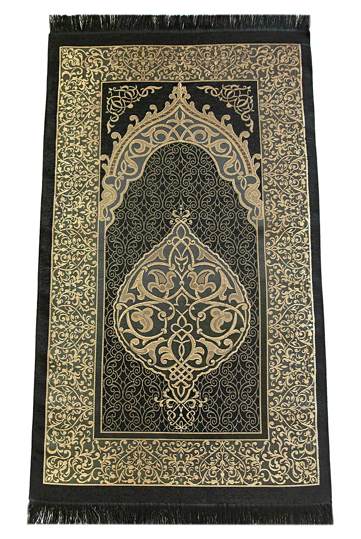 ihvan online, Le Saint Cor'an Kit d'exercices arabes avec stylo effaçable, coffret cadeau de prière pour hommes et femmes, tapis de prière musulmane, chaîne de prière, noir