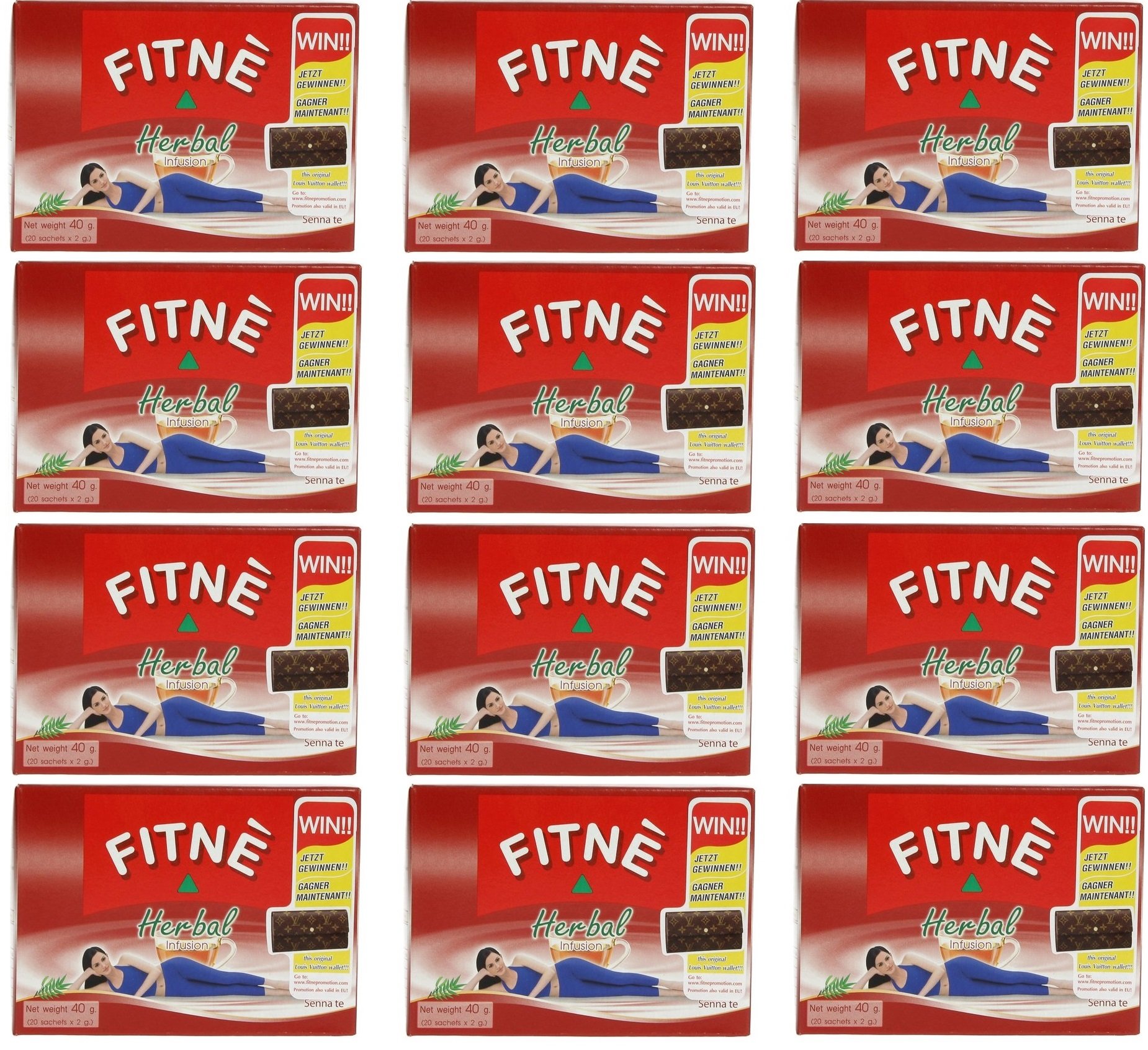 Fitne Herbal LUSHANJIU herbata, 12 sztuk