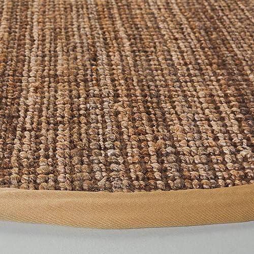 Miniatura 4 de Safavieh Natural Fiber Collection NF747A tapete de yute natural tejido a mano (5" x 8"), Yute, Natural