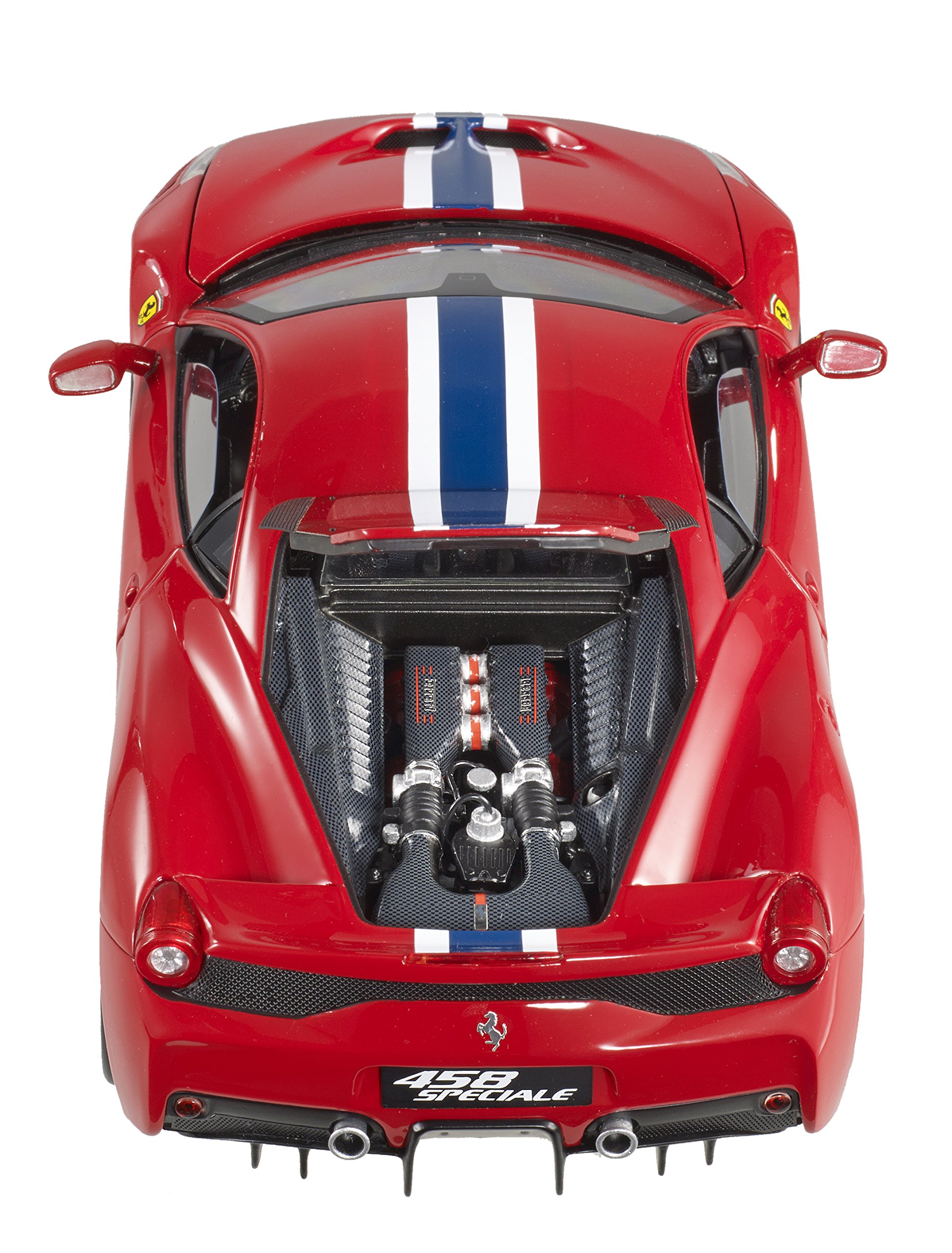 Hot Wheels Elite Ferrari 458 Speciale, Red Vehicle (1:18 Scale