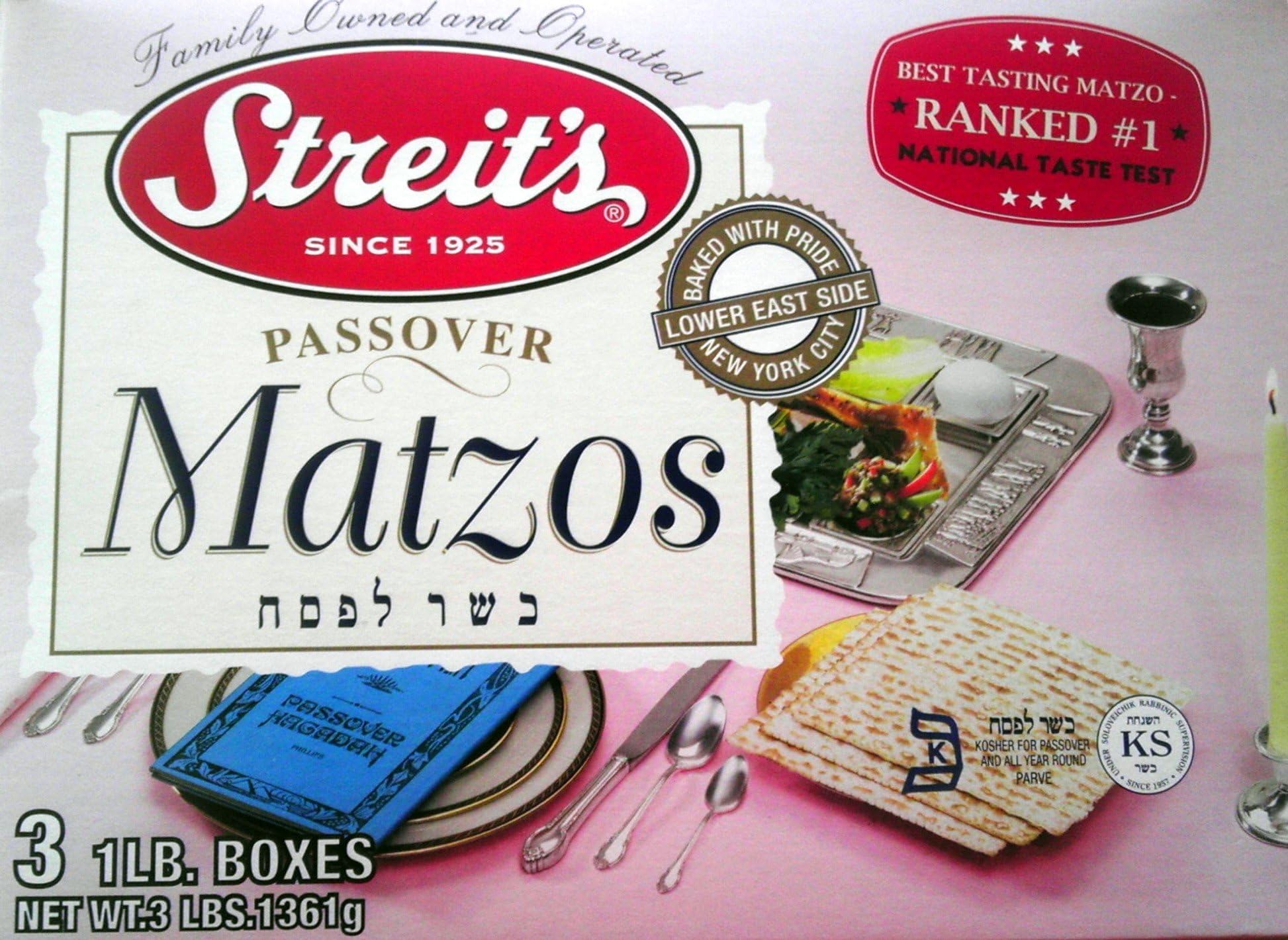 Manischewitz Passover Matzo (5x1lb Boxes) The Original