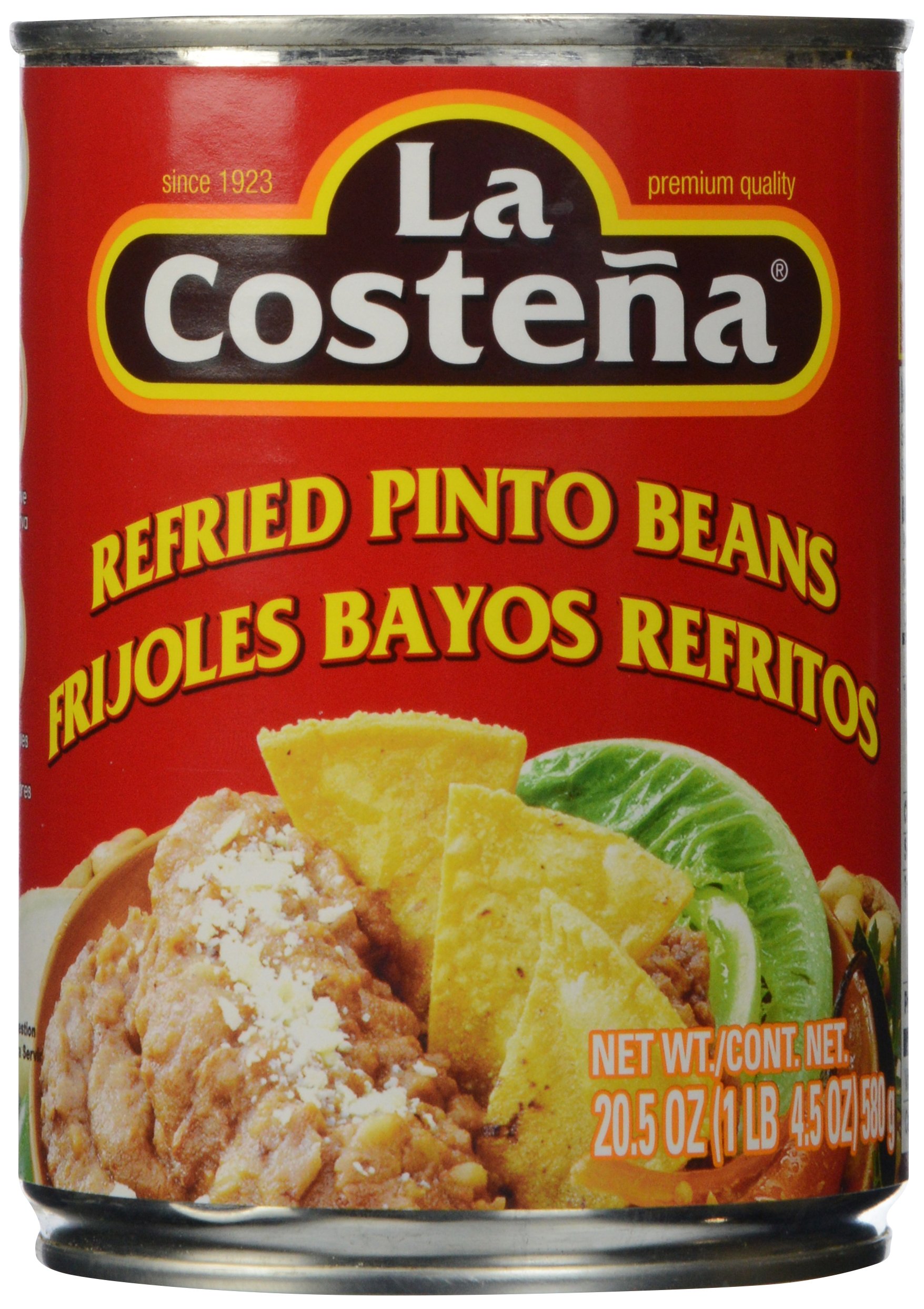 La Costena Refried Pinto Beans, 20.5 oz
