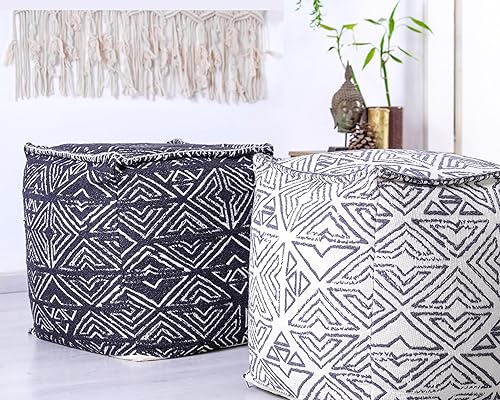 Miniatura 8 de Mandala Life ART Puf otomano - 20x20x20 - Taburete Reposapiés Cubo Blanco Blanco Negro,Negro Blanco,Gris,https://www.amazon.com/dp/undefined