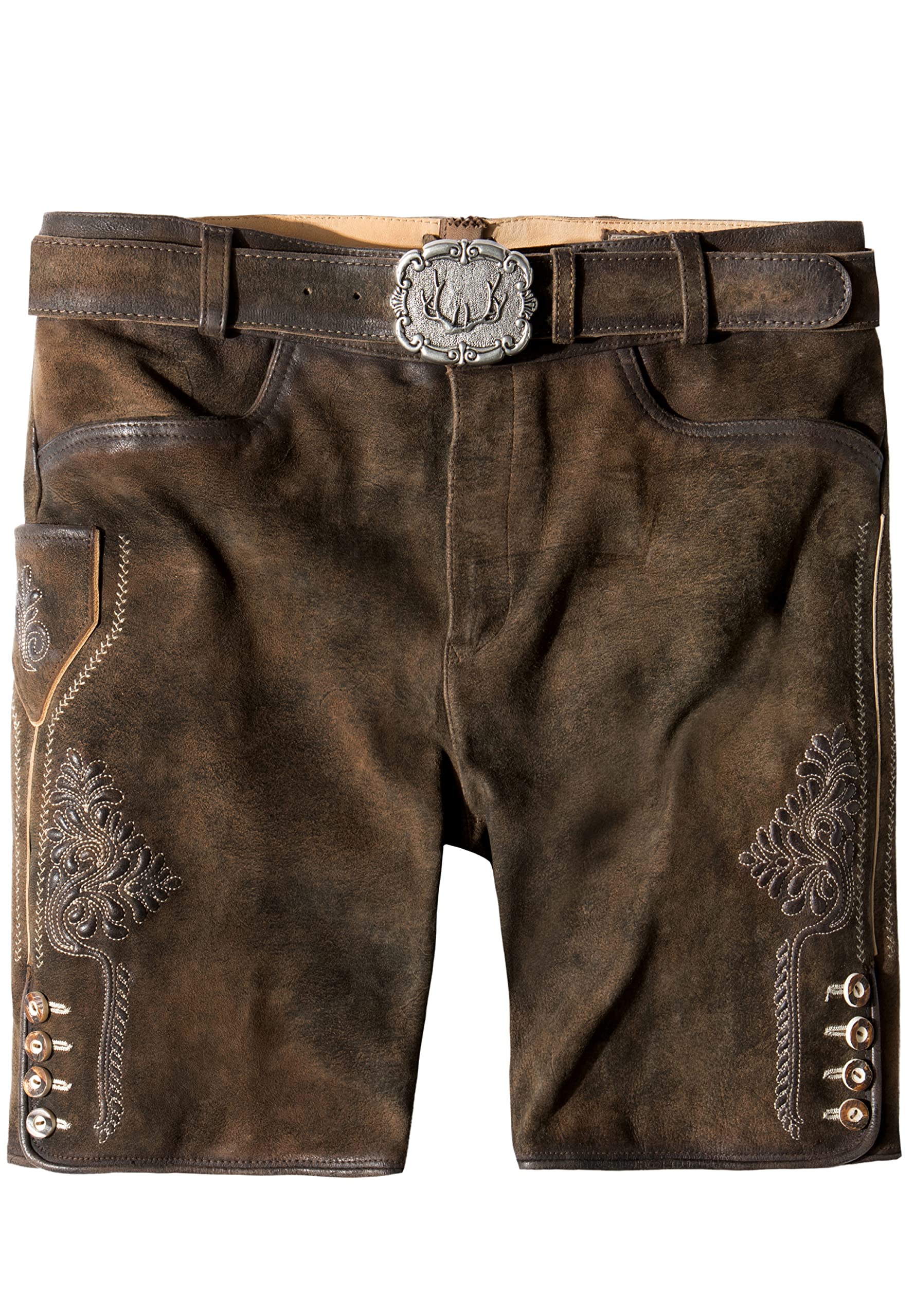 Stockerpoint Lederhose Größe 52 - Antik Braun – Leot James