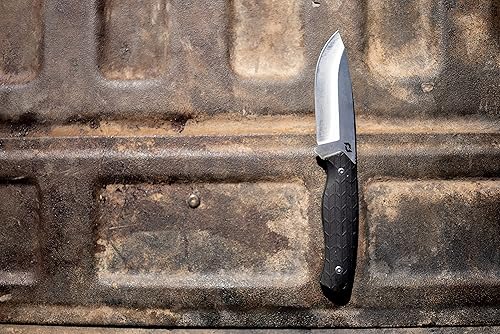 Miniatura 4 de Schrade Delta Class Exertion - Hoja fija de punto de caída de 8.5 pulgadas con hoja de acero AUS-10 de 4 pulgadas y agarre antideslizante para