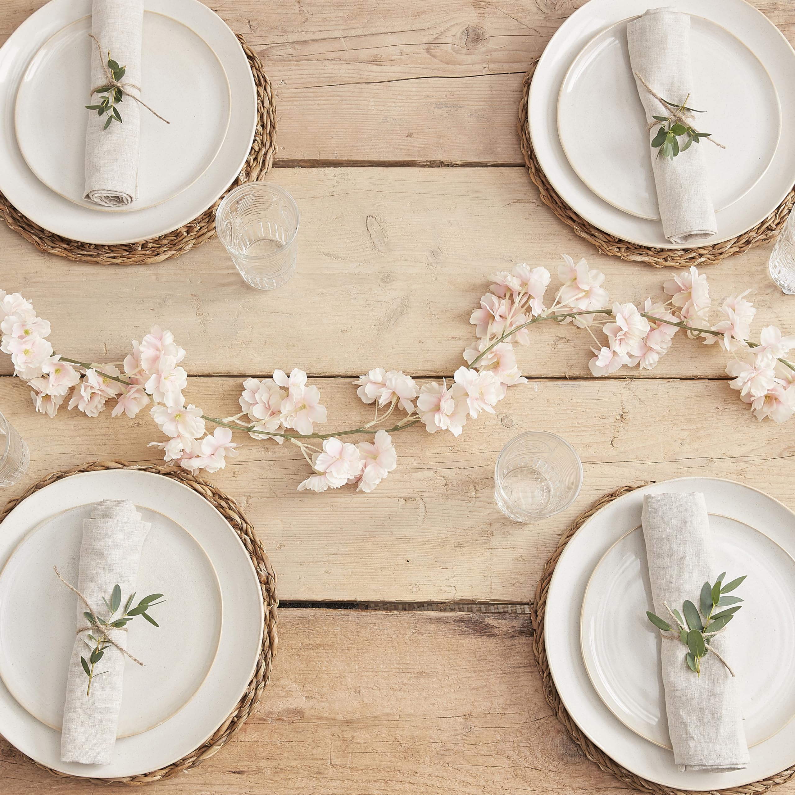 Ginger Ray Pink Easter Foliage Cherry Blossom Garland - 1.8Meters