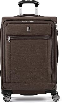Luggage Platinum Elite 25" Expandable Spinner Suitcase w/Suiter, Rich Espresso