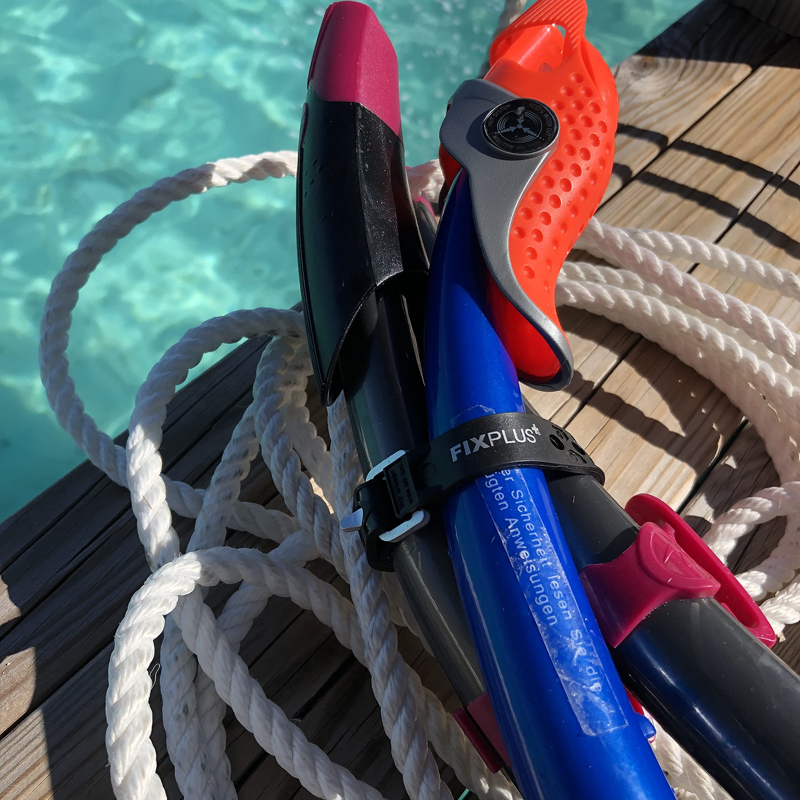 4 Cinghie Fixplus Nano | Per Fissare Carichi | Riutilizzabili | Rosse 23cm X 1.2cm | Con Fibbia In Alluminio - Foto 11