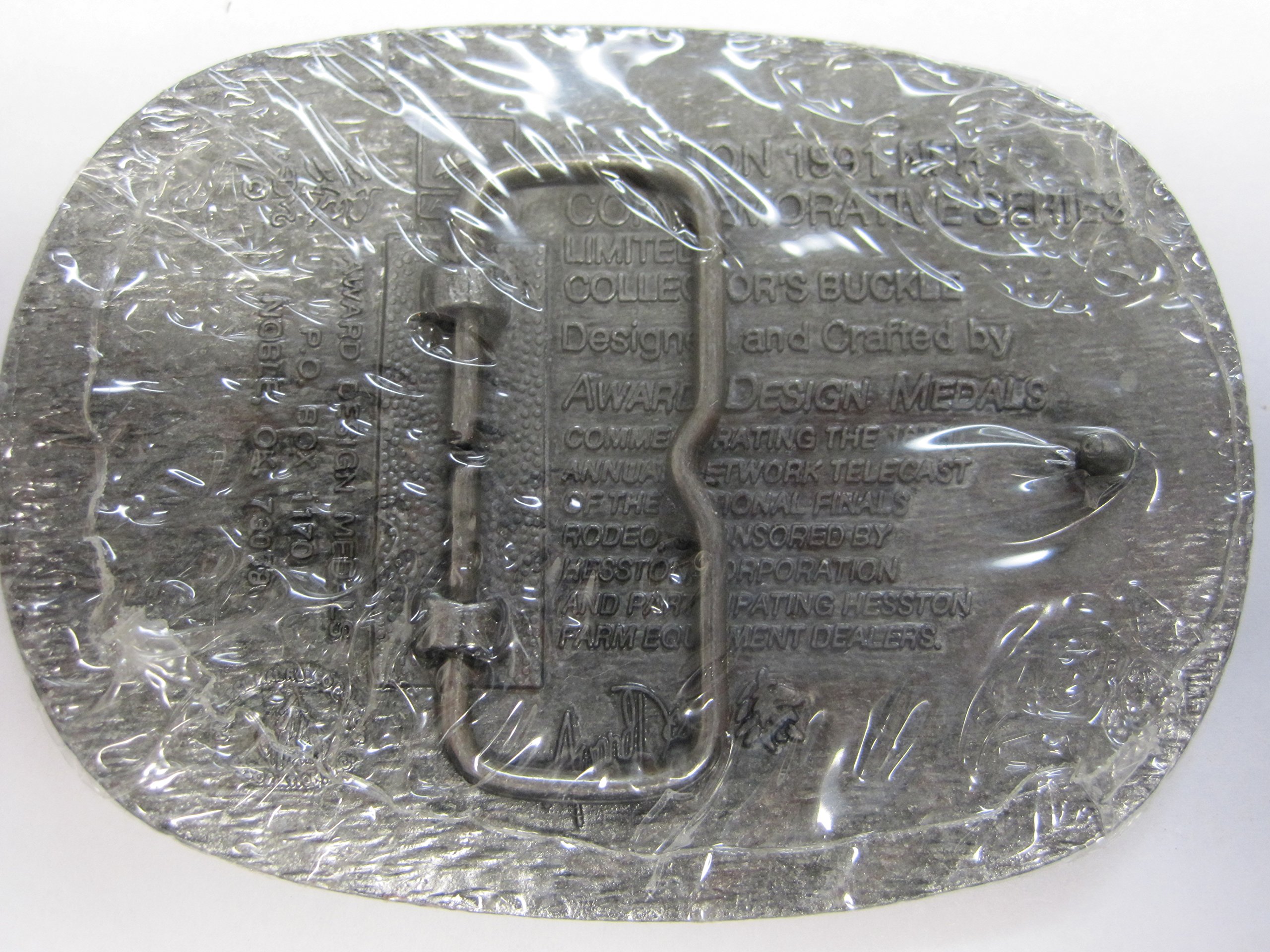 Amazon.com: Hesston 1991 National Finals Rodeo NFR Adult Belt Buckle New in  Original Shrinkwrap : Clothing, Shoes & Jewelry