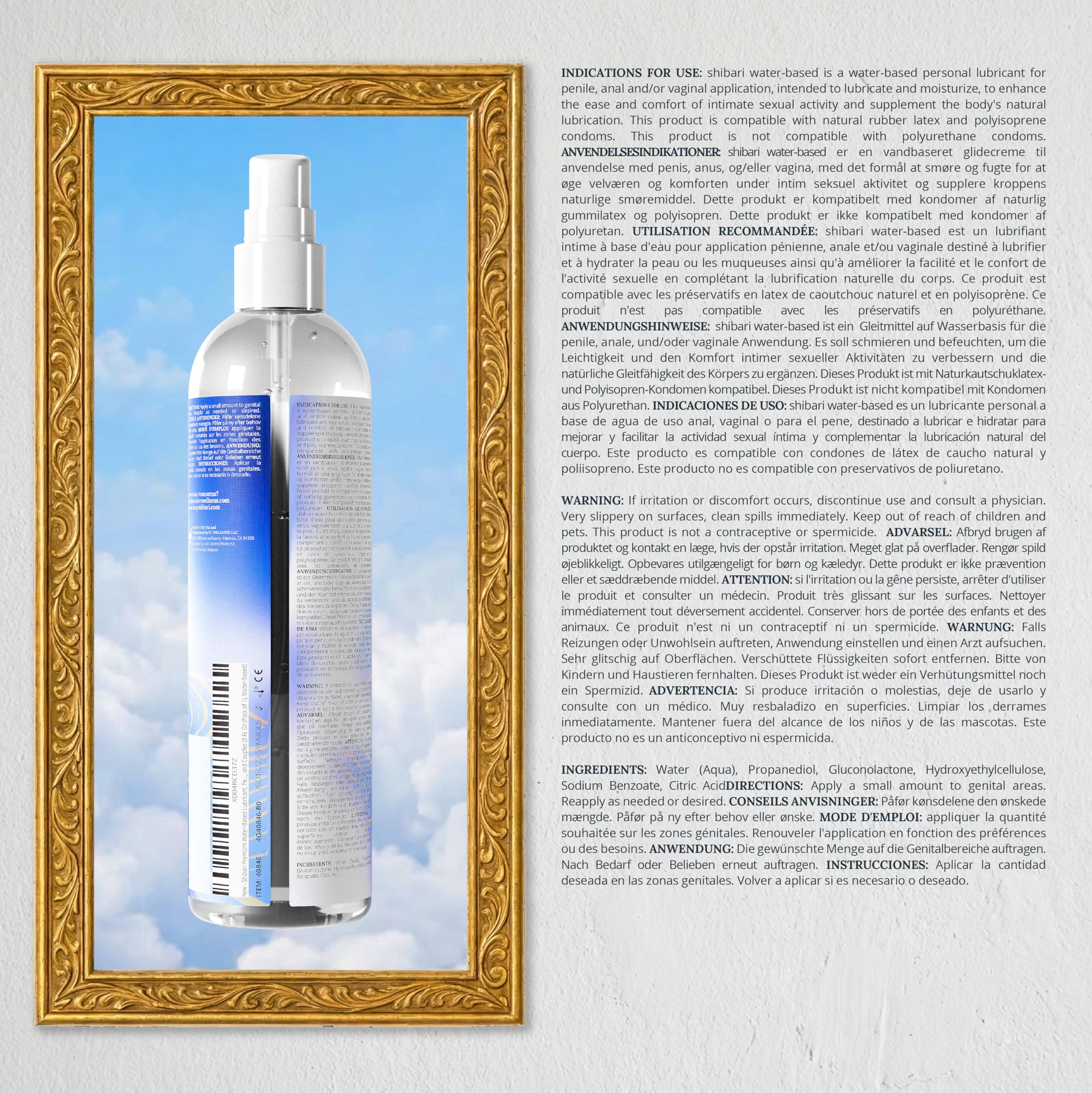 Amazon.com: Shibari Water-Based Personal Lubricant for Women & Couples  pH-Balanced Intimate Lube, Unscented, Clean Formula, Toy-Safe &  Condom-Safe, Made Without Parabens, Glycerin, and Hormones, 8 Fl Oz :  Everything Else
