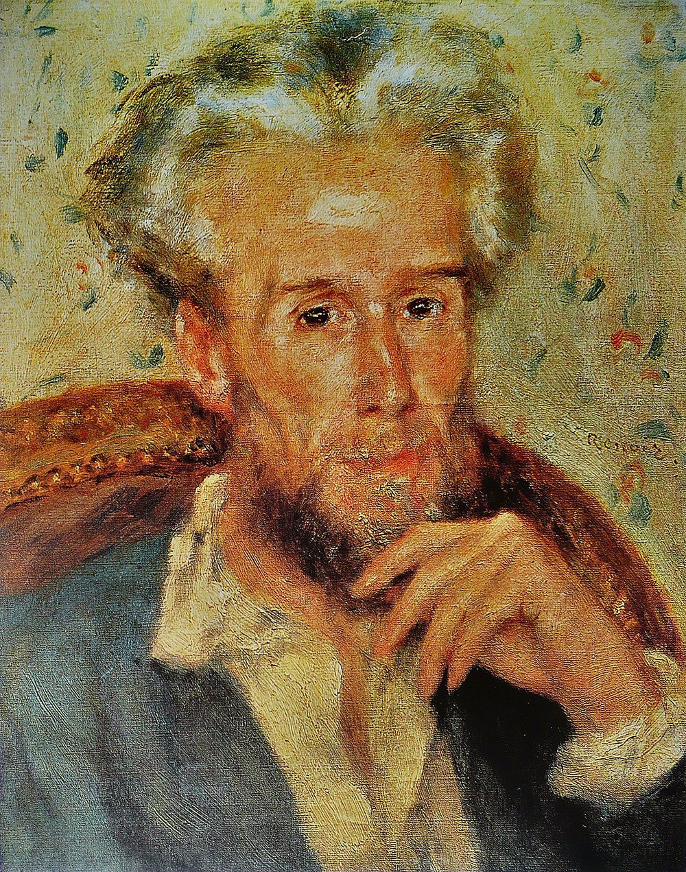 Póster de Renoir: Victor Chocquet en impresión mate de alta calidad