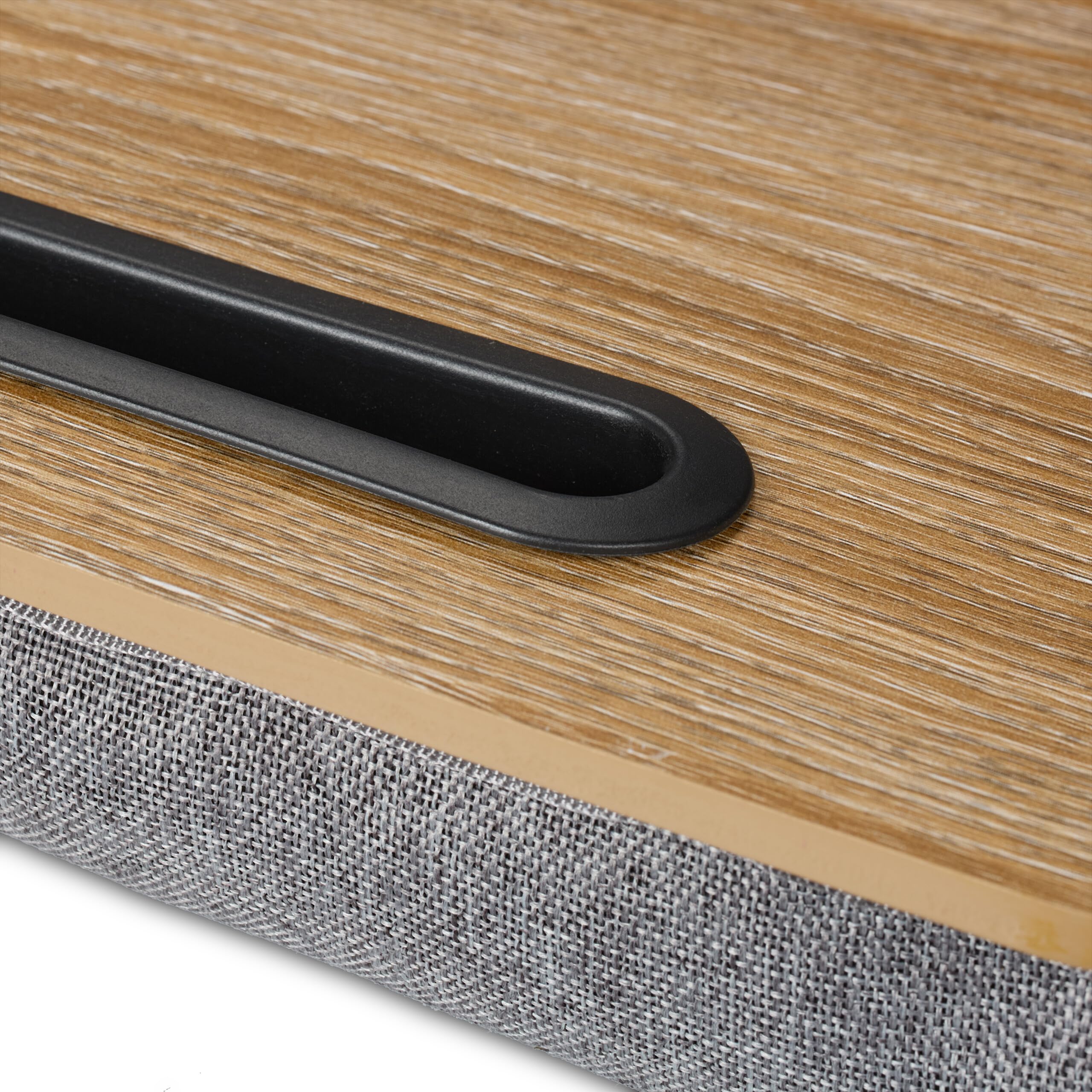 Relaxdays Cuscino Porta PC da Letto, Supporto Computer Portatile da Divano, Spazio per Tablet o Cellulare, LxP: 42x32 cm