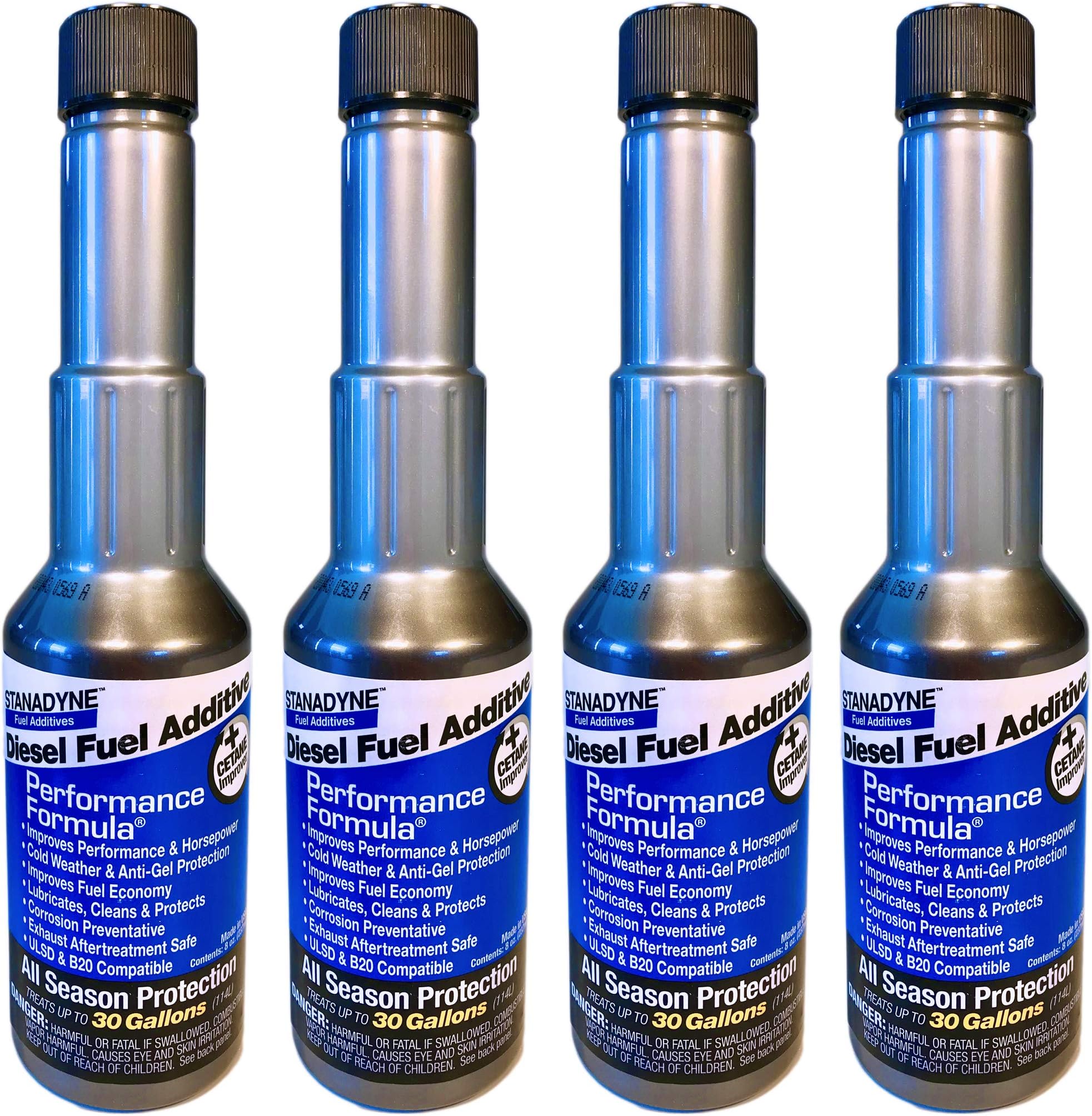 4 Bottles of Stanadyne 38564 Performance Formula 8 oz Diesel Fuel Additive