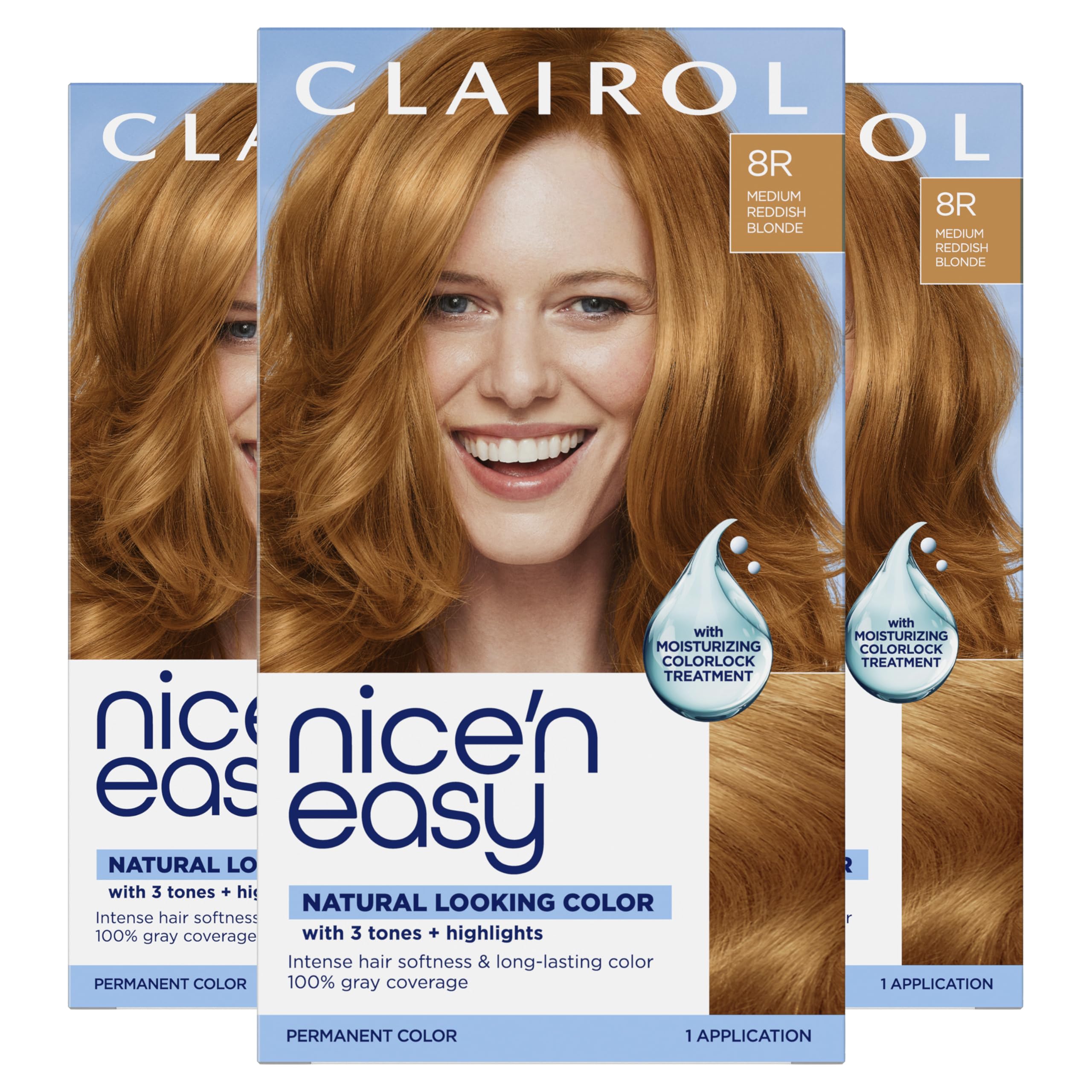 Clairol Nice'n Easy 8R Medium Reddish Blonde