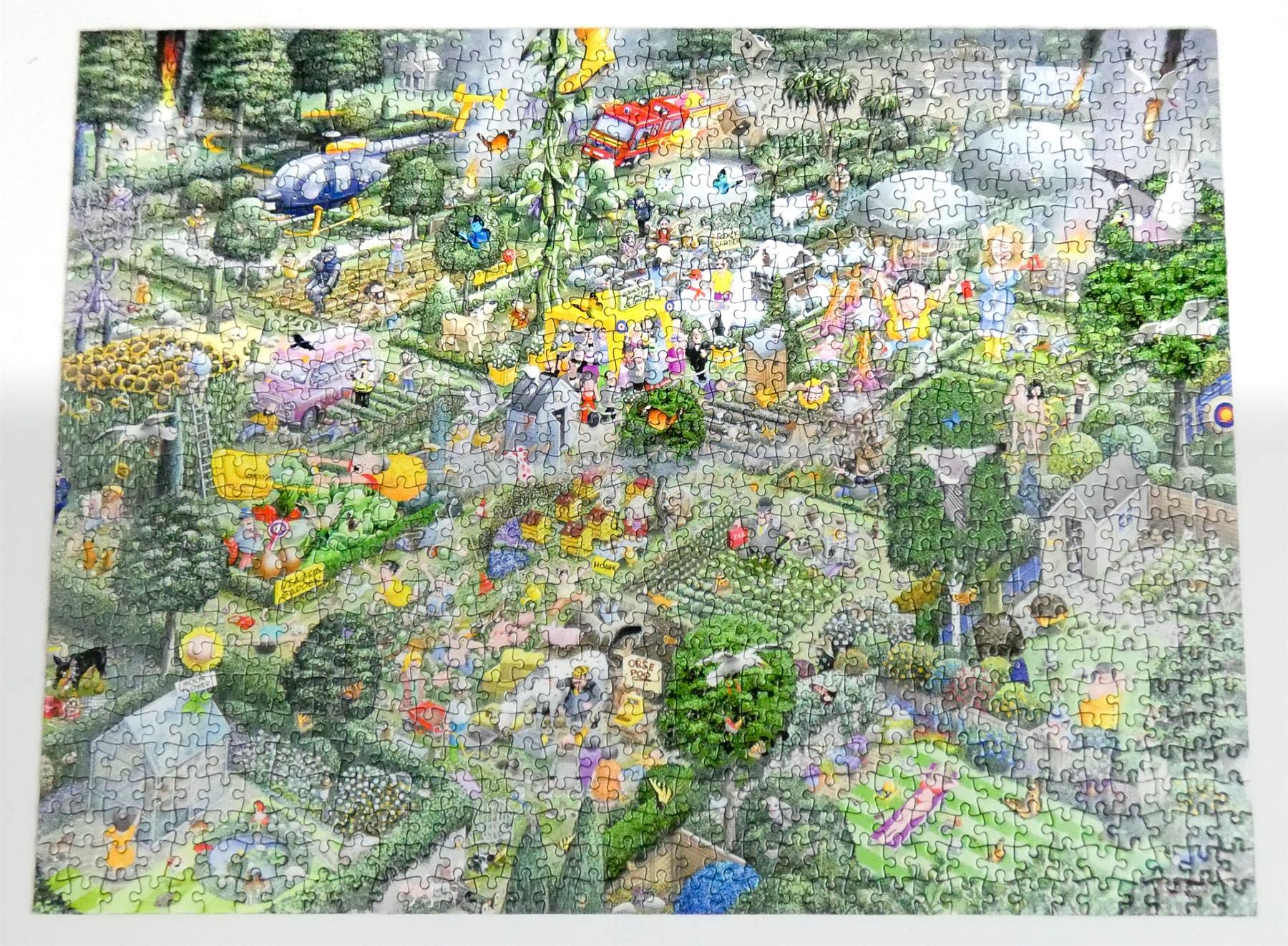 1000 Teile Puzzle „I Love Great Britain“ Von Mike Jupp – Lustiges Motiv, 66x50 Cm