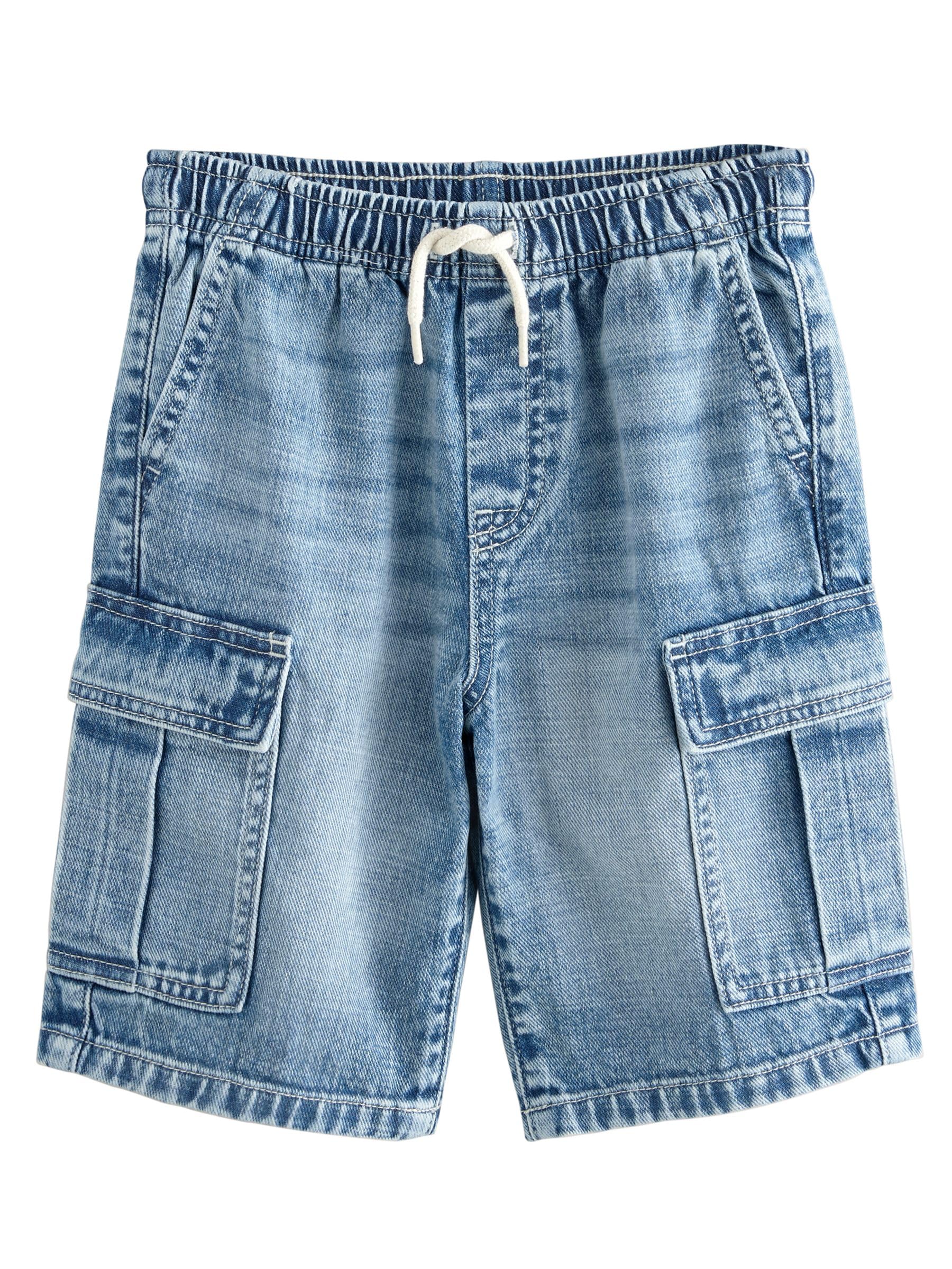 NEXT Niños Pack de 2 Vaqueros Cortos Estilo Cargo 100% algodón