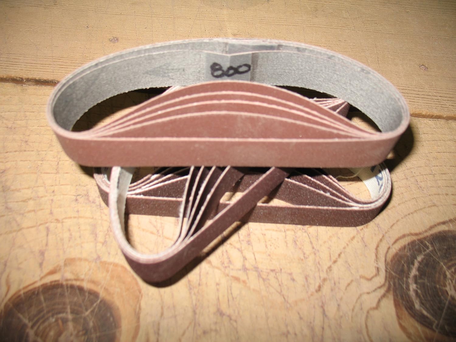 3/4X12 15 Piece Belt Assortment (Basic 5 each-3 grits)-(Compatible with Work Sharp Ken Onion Knife & Tool Sharpener)