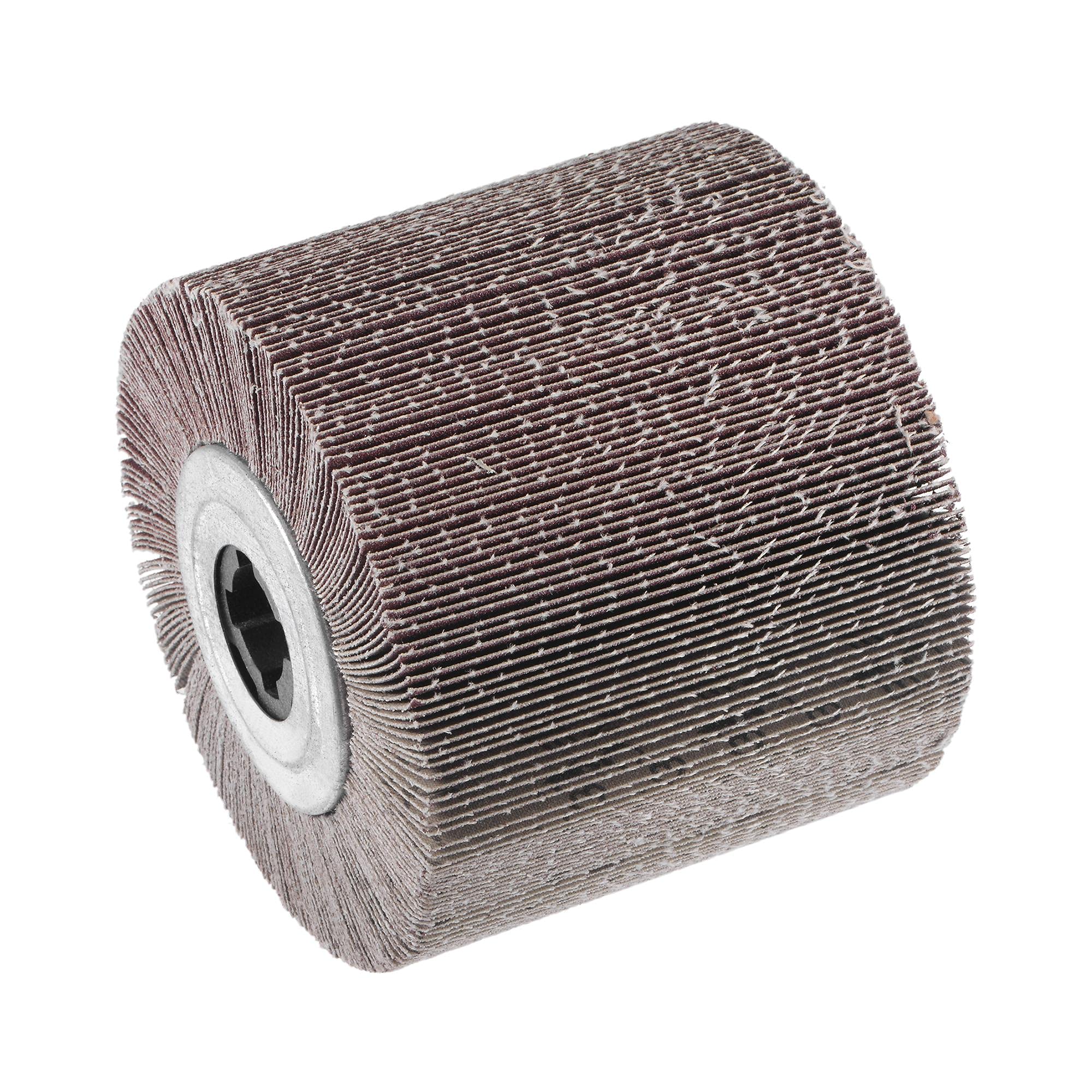 sourcing map Roue à lamelles 120 mm x 100 mm pour acier inoxydable, métal, bois