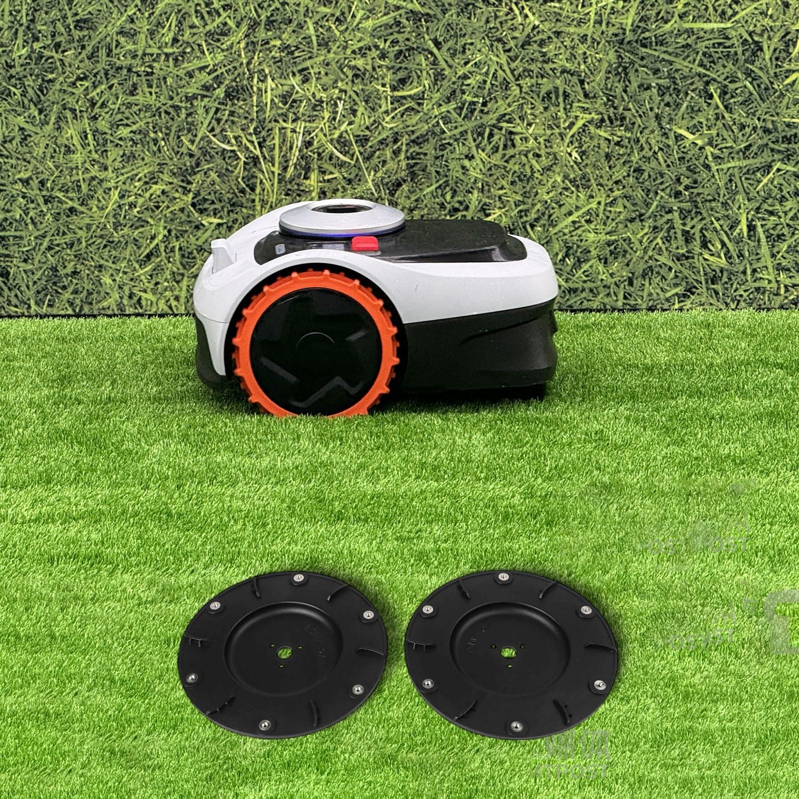 Juego de cuchillas de repuesto para robot cortacésped para modelos Mammotion 1 y 2, placas de disco de corte de precisión, construcción de plástico resistente para una eficiencia duradera