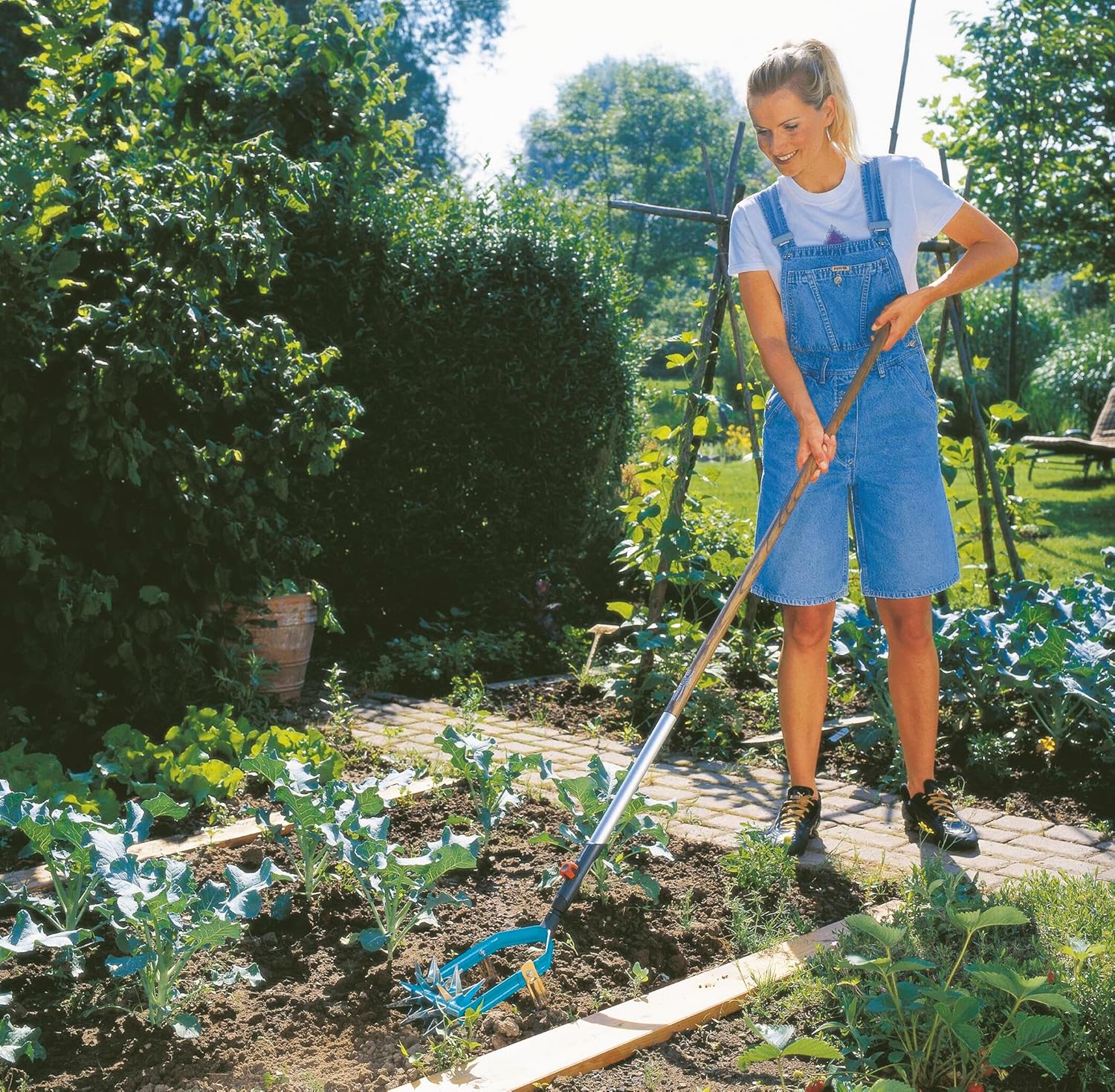 Gardena 3195 Combisystem 5.5-Inch 4-Star Tiller/Cultivator Head With Weeding Knife