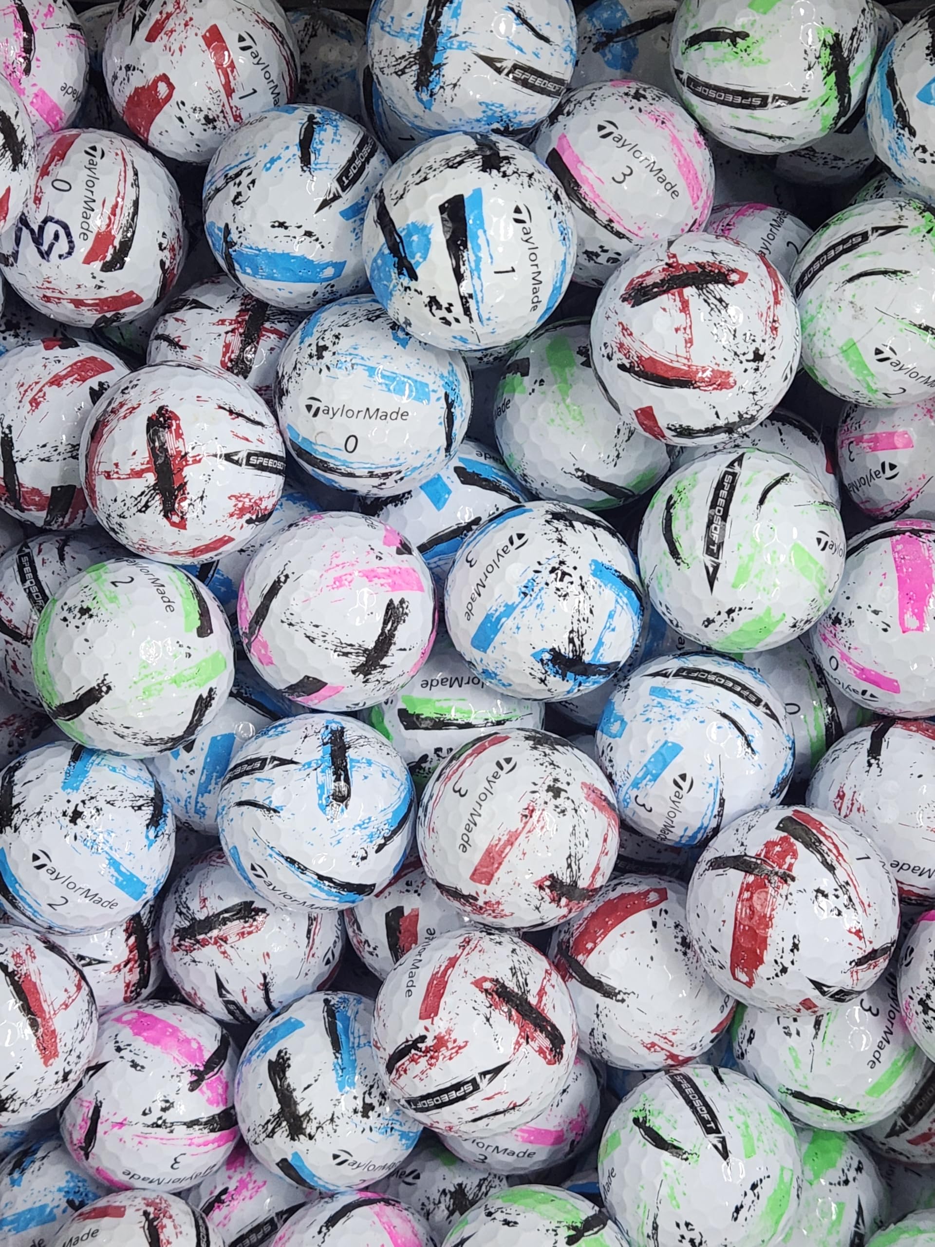 Golf Ball House SpeedSoft Ink for Taylormande...12 Near Mint (AAAA)...Used/Recycled