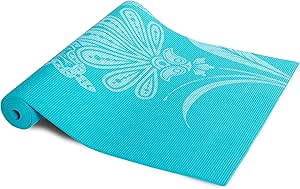 Tone Fitness Yoga Mat with Floral Pattern