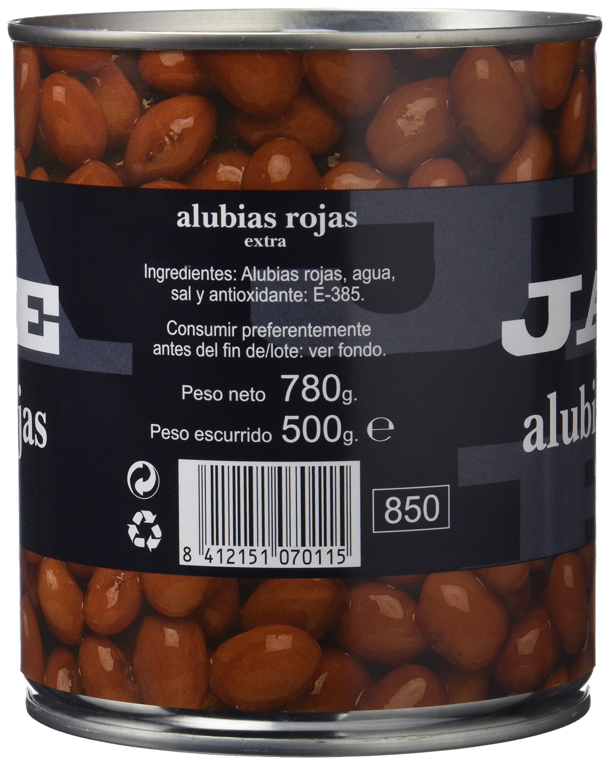 Alubia Roja Legumbre Cocida - Paquete de 6 x 500 gr