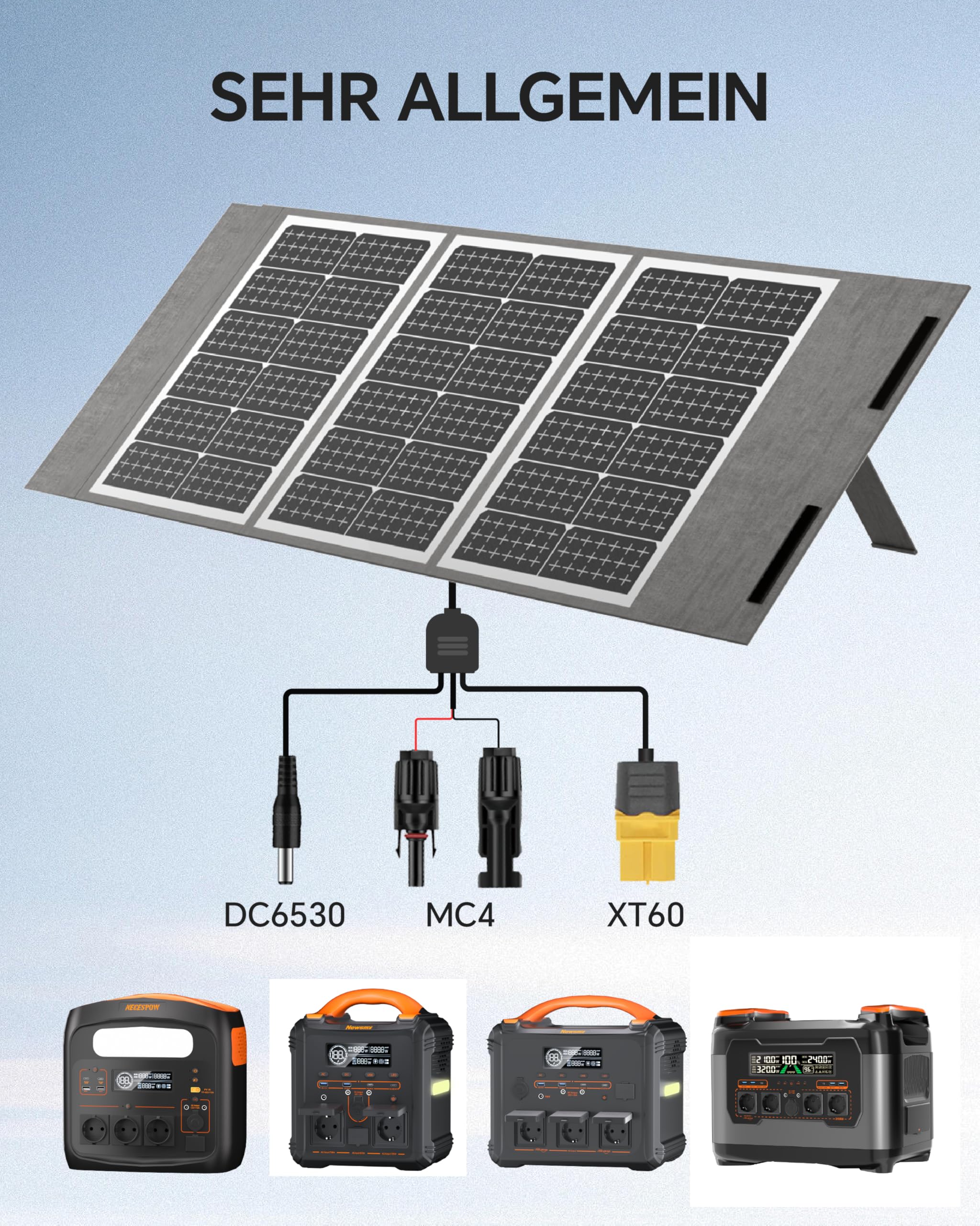 Przenośna Elektrownia ze Składanym Przenośnym Panelem Słonecznym, 576Wh Generator Słoneczny z Gniazdami 230V/700W AC, Baterie LiFePO4, 120W Panele Słoneczne dla Kempingu, RV, na Zewnątrz