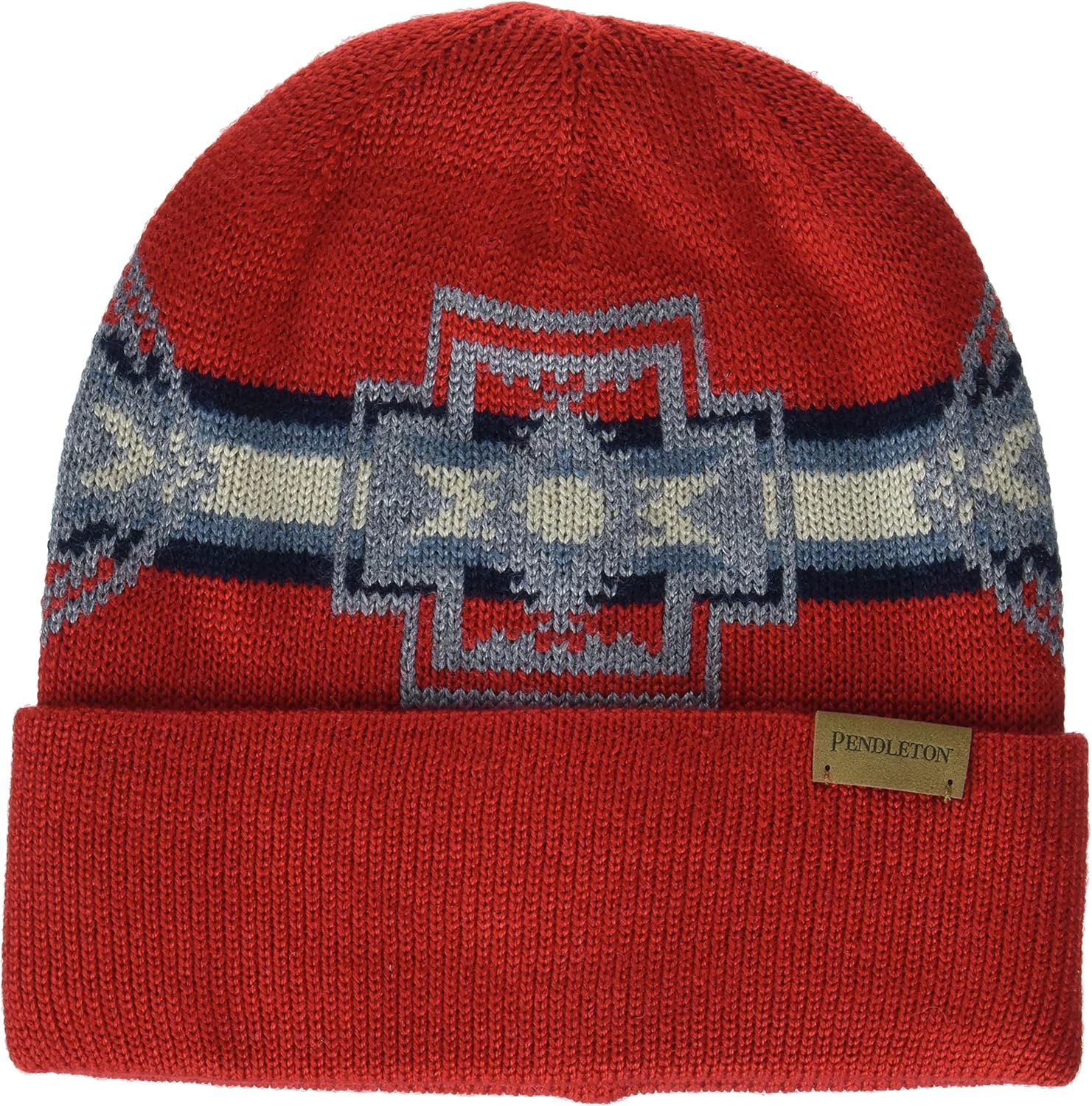 Pendleton Knit Beanie, Harding Red, One Size