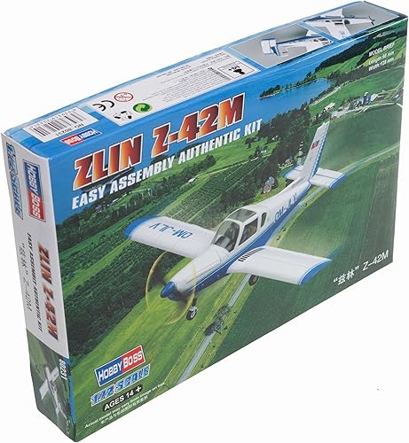 Hobby Boss Zlin Z-42M - Kit de construcción de modelo de avión, escala 172