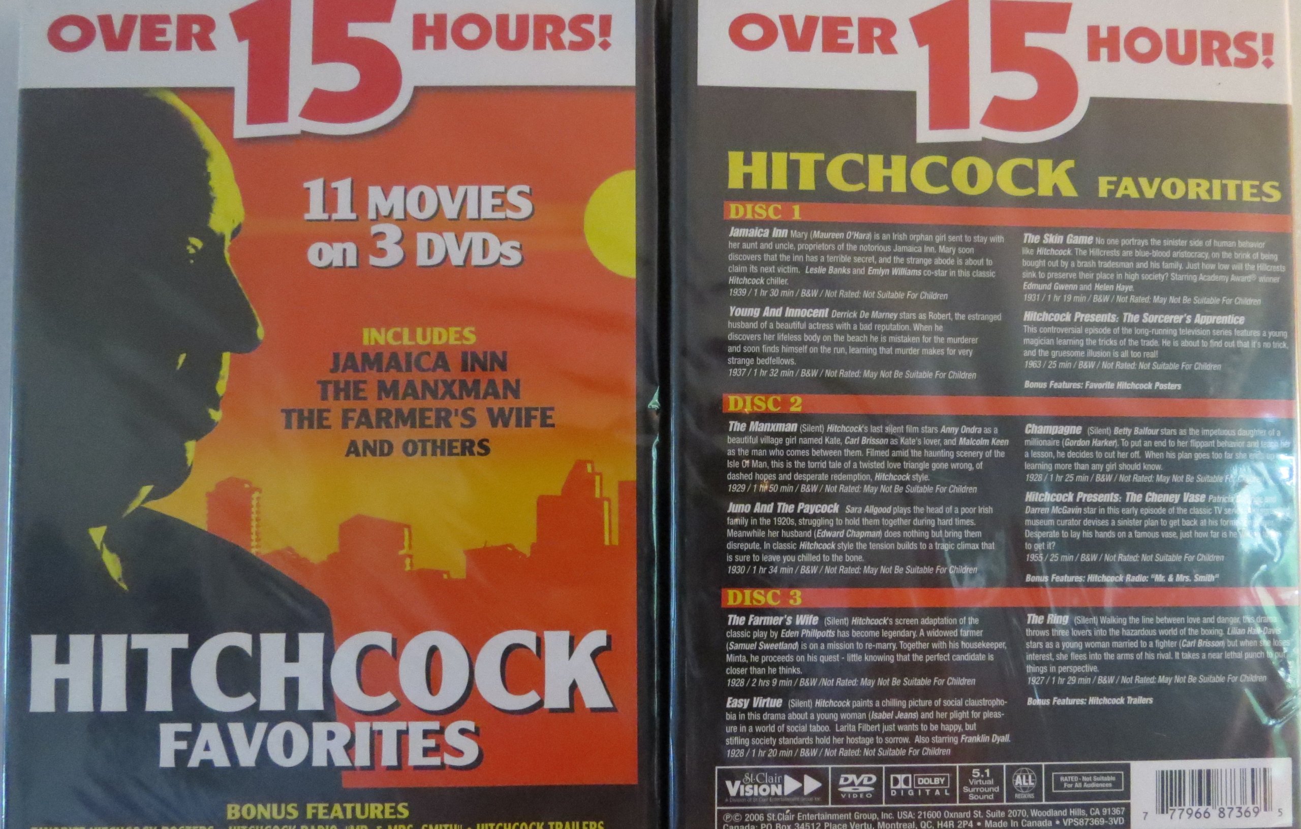 Hitchcock Favorites - Movie Pack [Import] [DVD]