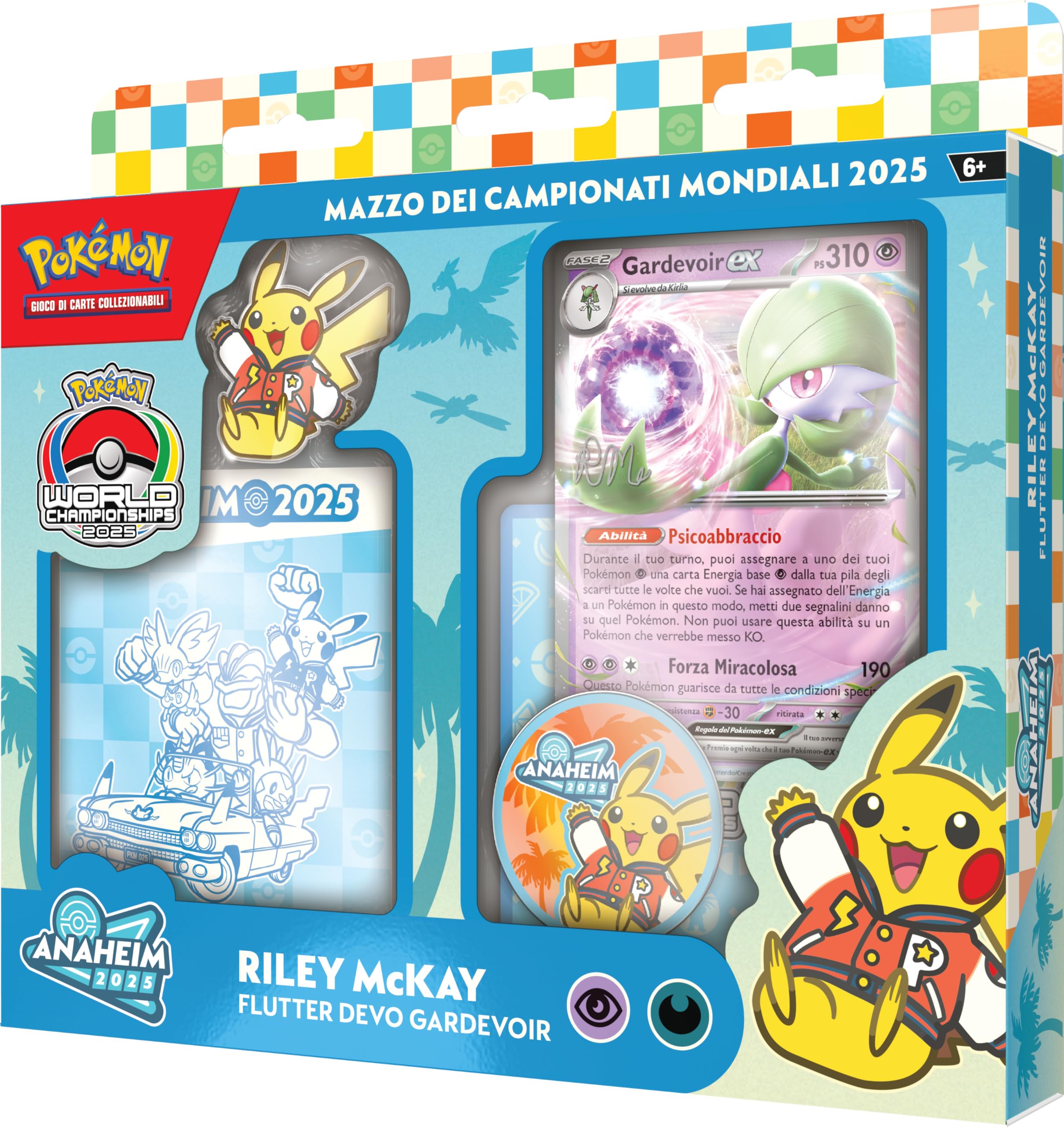 Pokémon: mazzo dei Campionati Mondiali 2025 del GCC Pokémon (Riley McKay), Edizione in Italiano