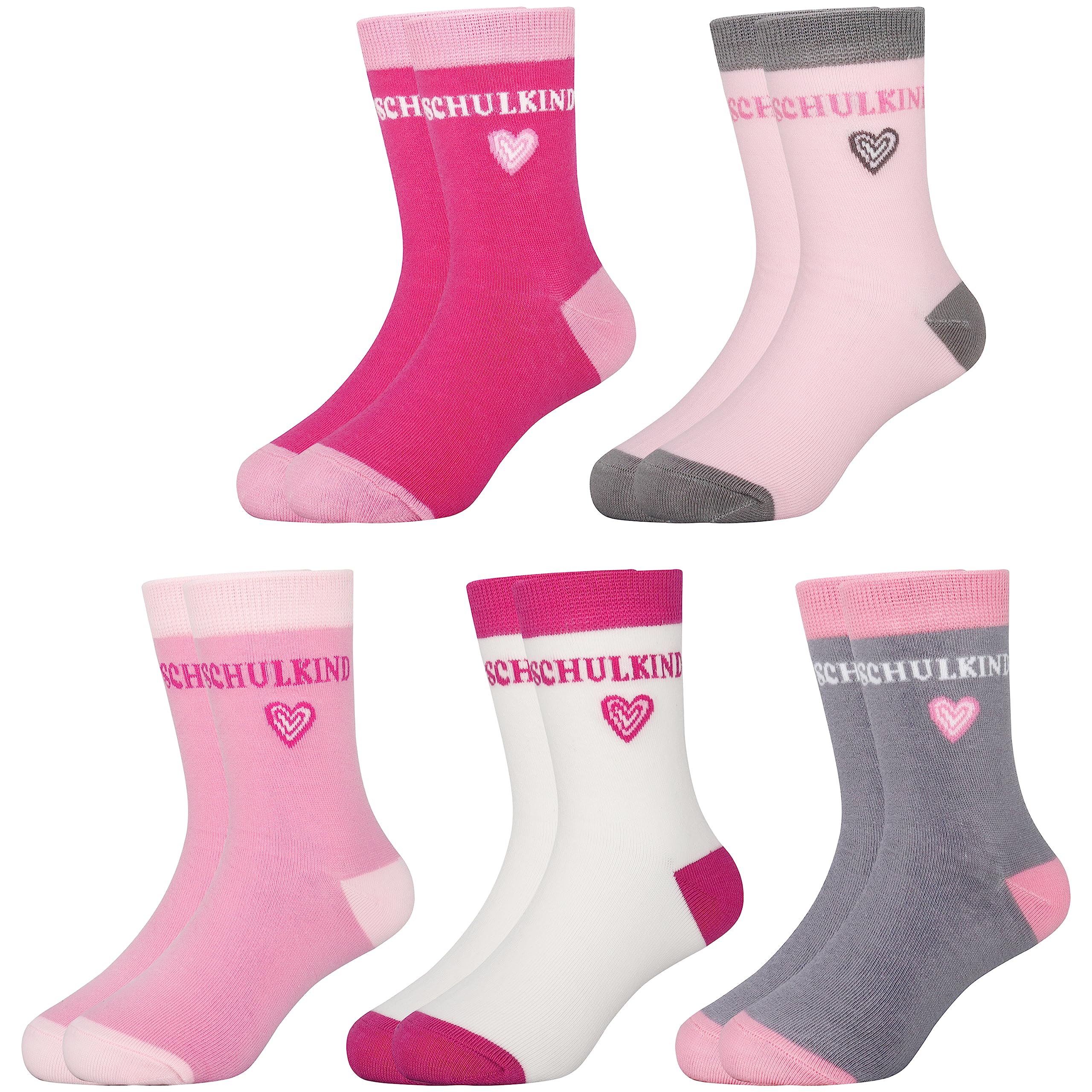 JOYEASE Schulkind Socken - 27-32 Baumwolle, Einschulung Geschenk Für Jungen 2025