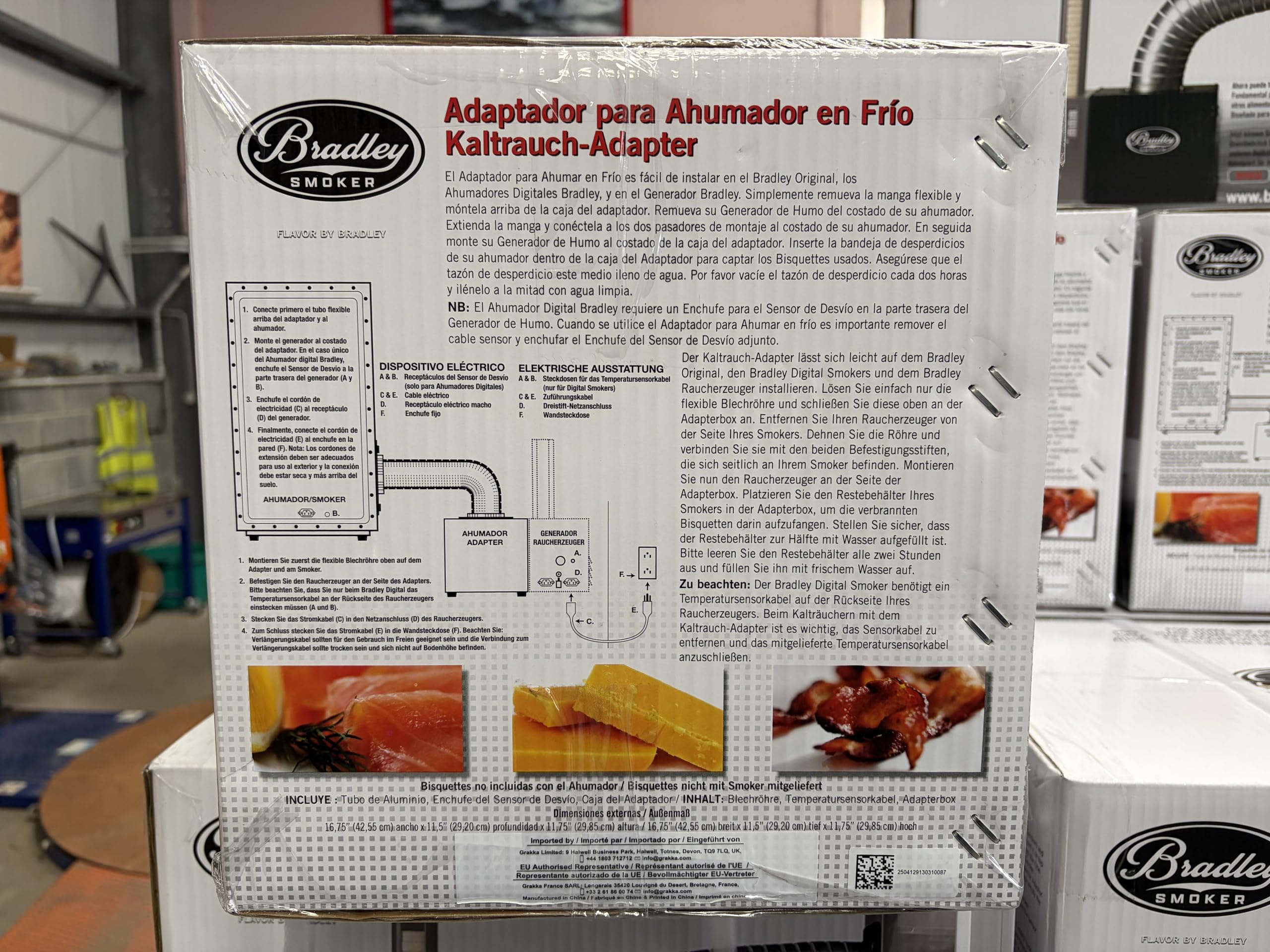 Bradley Smoker Adaptateur de fumée Froide