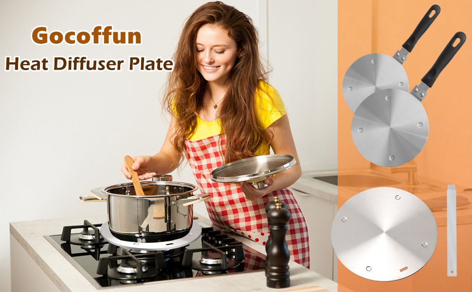 Heat Diffuser For Non Induction Cookware Stainless Steel Heat Diffuser ...