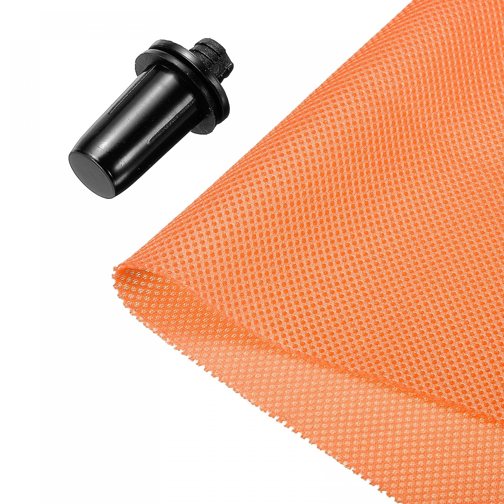 Sourcing Map Speaker Grill Cloth 20 X 63 Inch Stereo Mesh Fabric Protective Dustproof Cloth With Speaker Grill Guides Peg For Home Speaker Repair Dark Grey - View #7