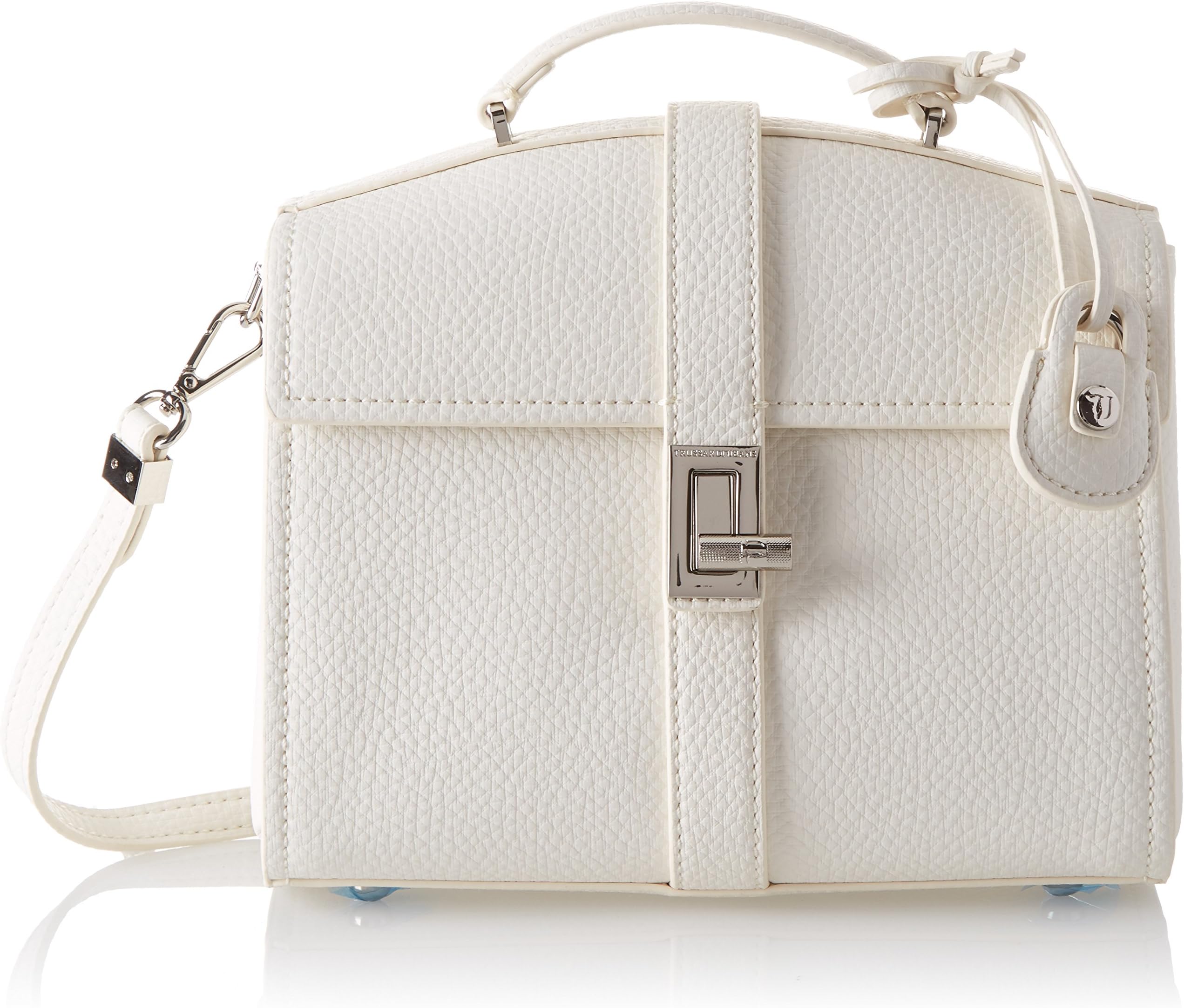 Trussardi Jeans Women's Suzanne Ecoleather Smooth Handbag Top-Handle Bag
