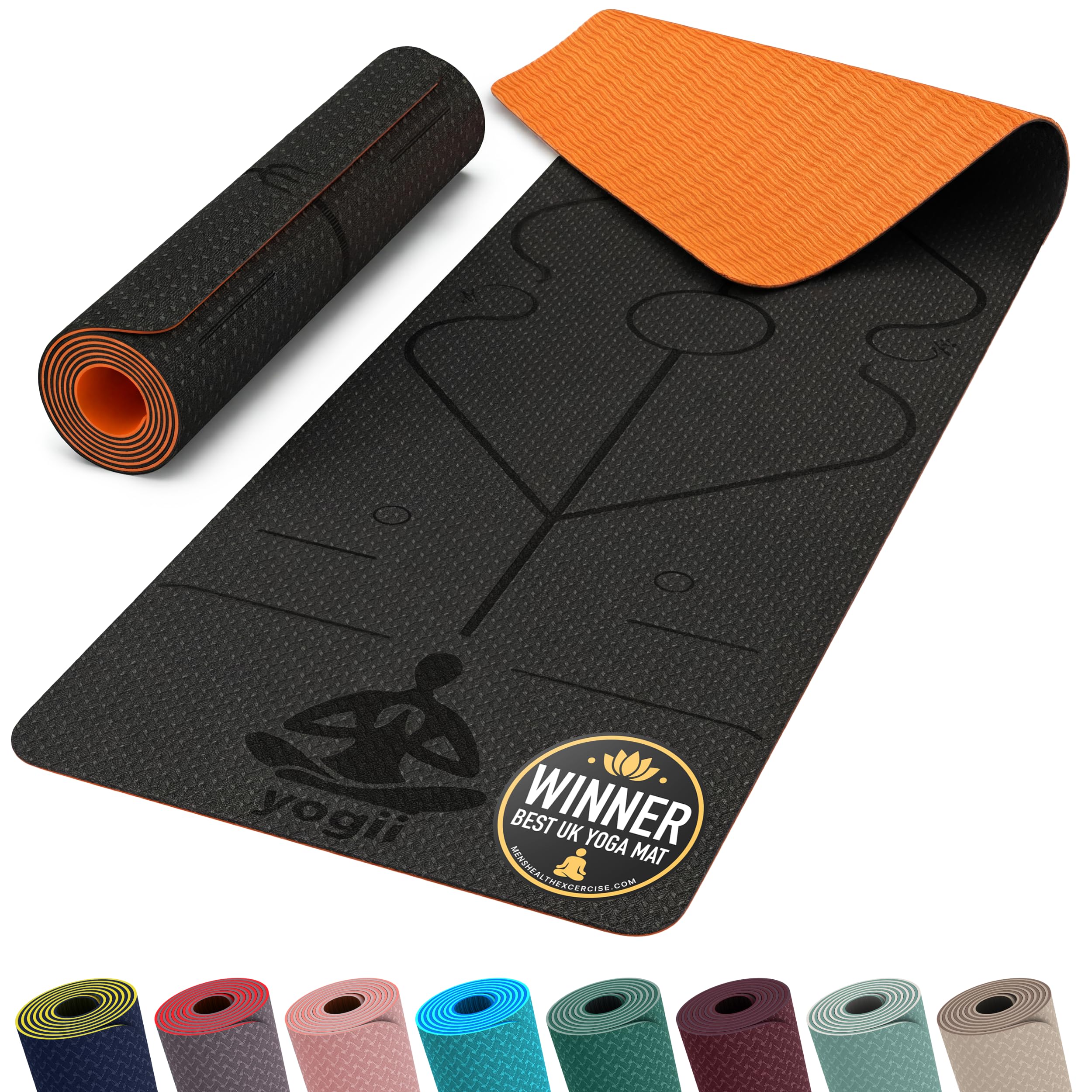 Yogii Tapis de Yoga 6 mm Antidérapant