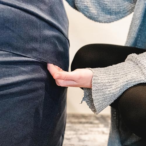 Miniatura 308 de Big Joe Fuf - Puf extragrande (XXL) relleno de espuma con funda extraíble, color niebla Lenox, poliéster tejido duradero, 6 pies, gigante Negro