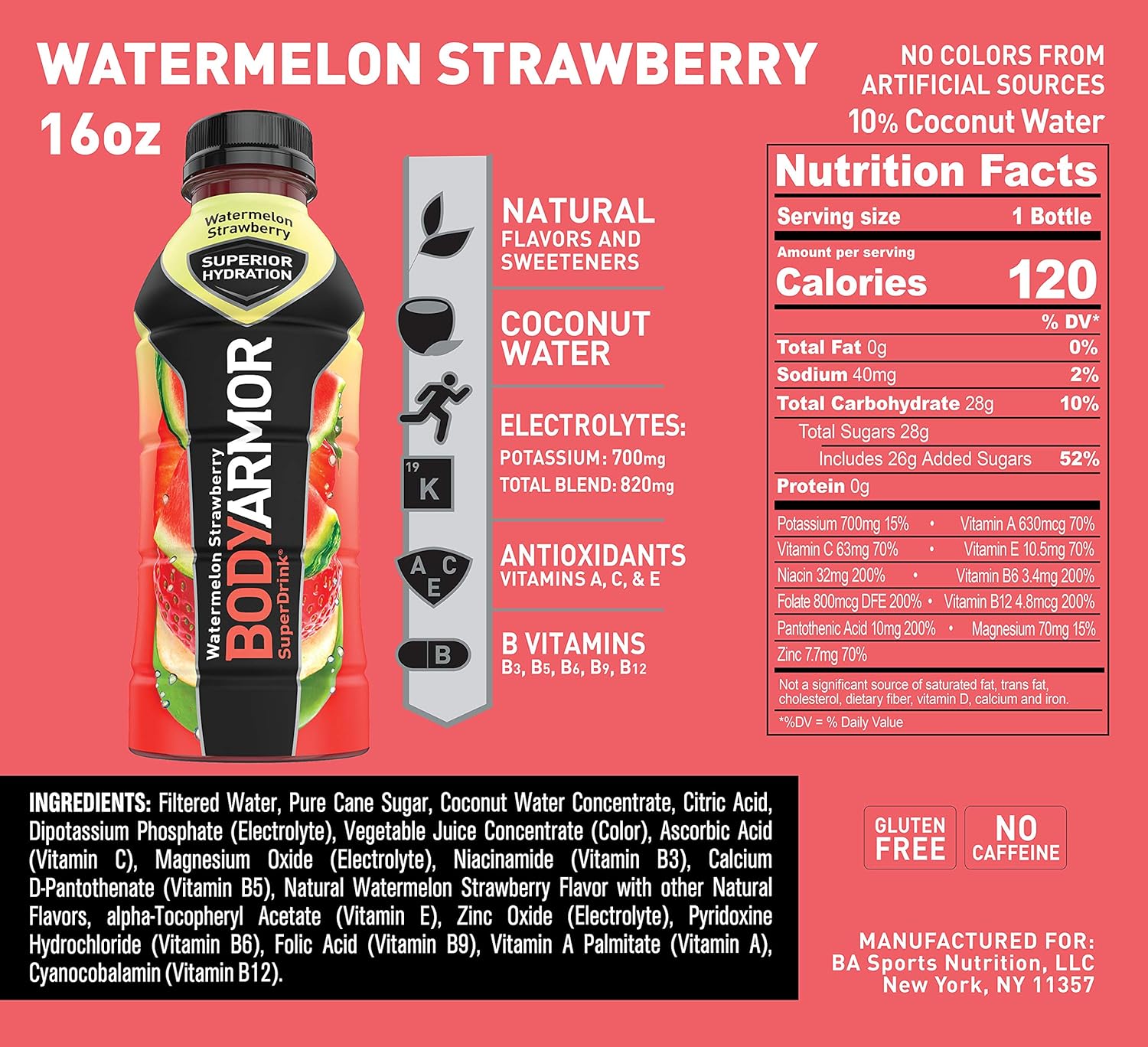 Amazon.com: BODYARMOR Sports Drink Sports Beverage ...