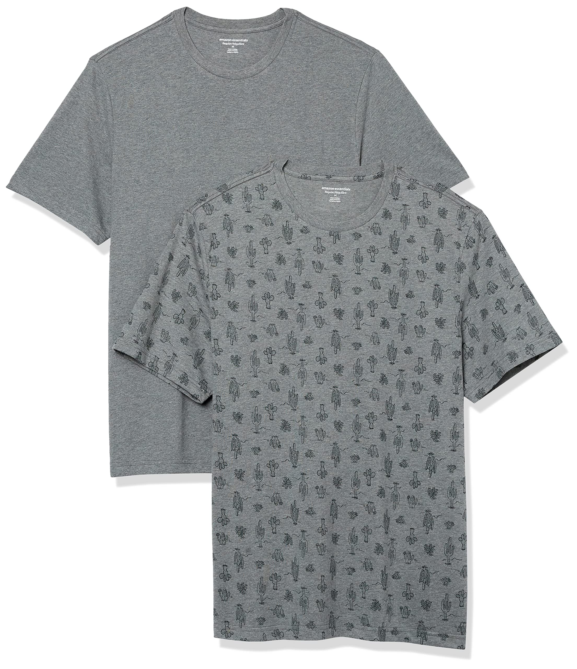 Amazon Essentials Mens Slim-Fit Crewneck T-Shirts Short Sleeve