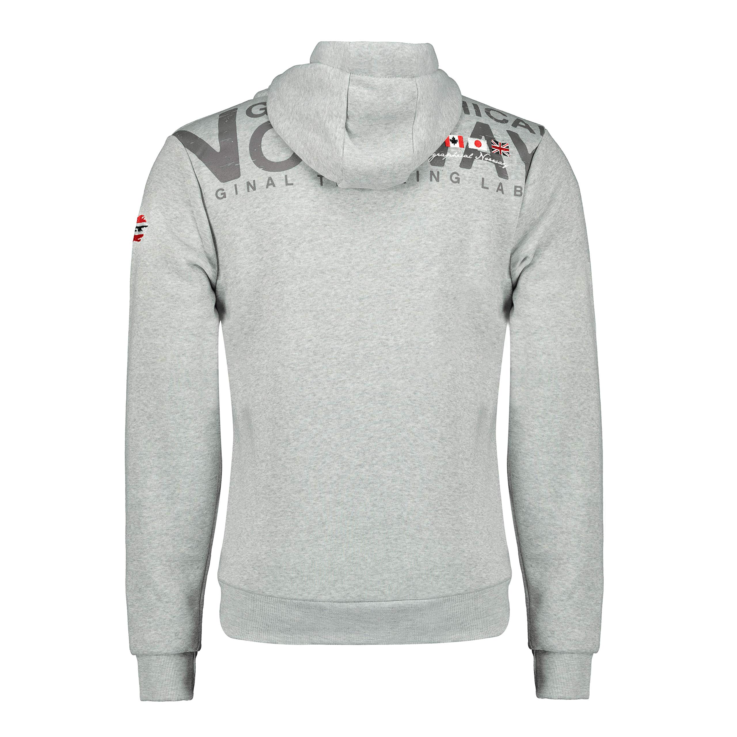 Geographical Norway - Sudadera con Capucha de muletón Totalmente Cremallera, para Hombre, Modelo Fespote