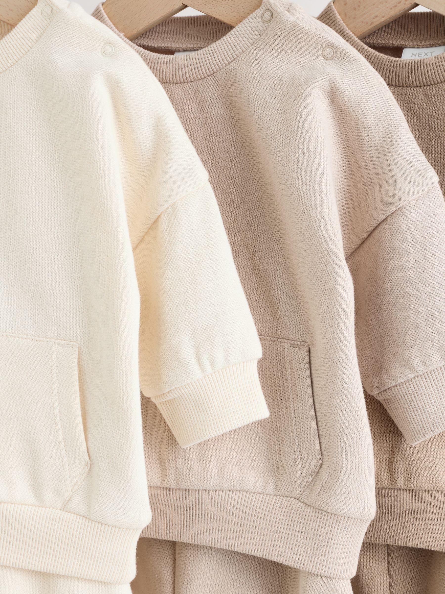 NEXT Bébé Ensemble sweat et pantalon de jogging pour bébé, lot de 6