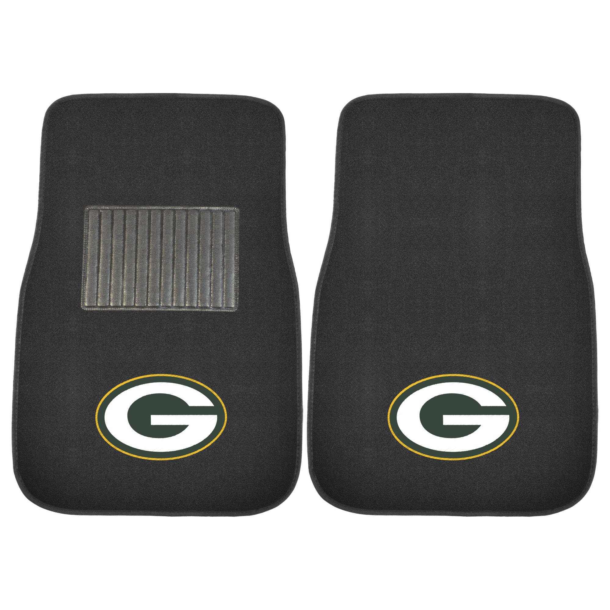 FANMATS NFL Unisex-Adult 2-Piece Embroidered Team Logo Car Mat Set