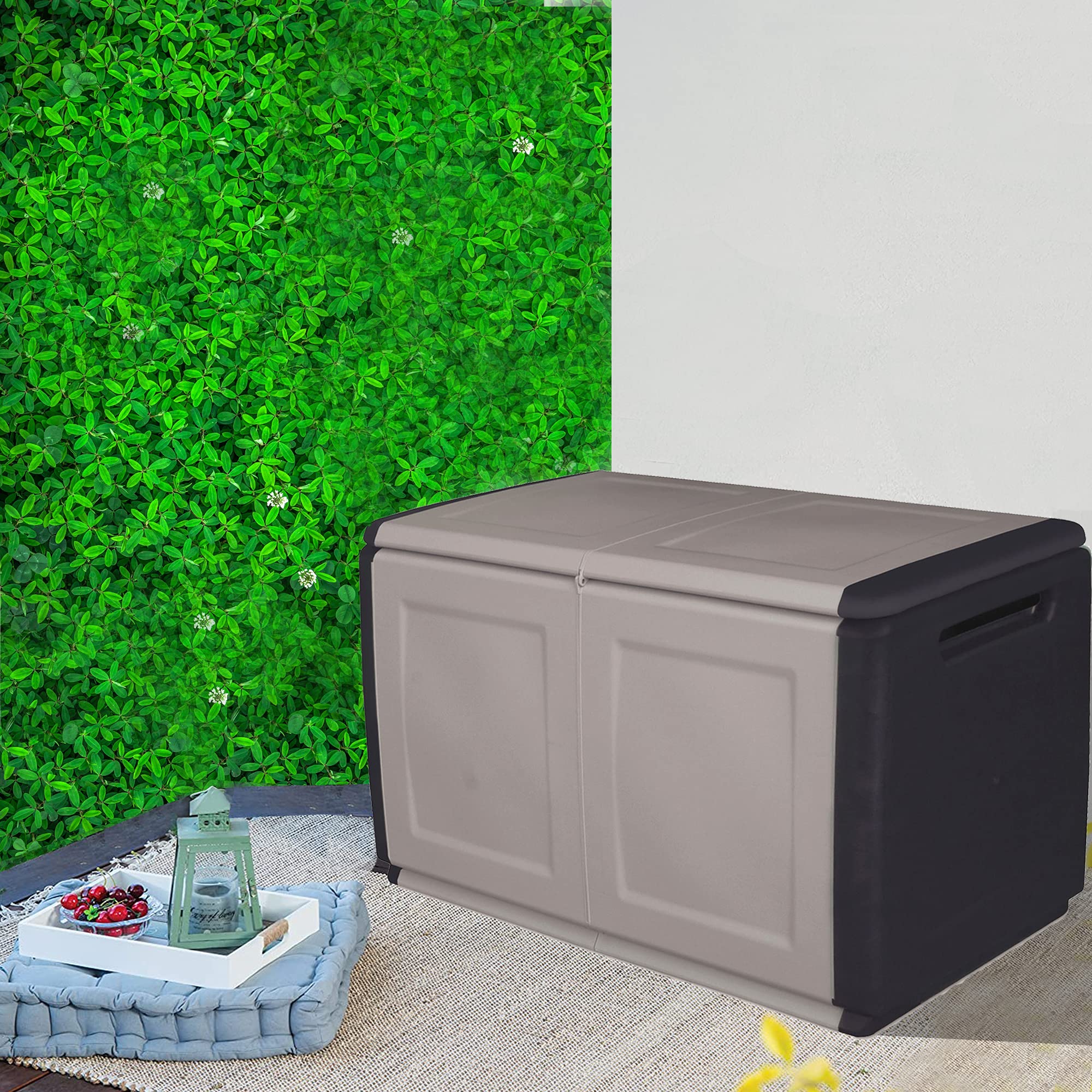 Art Plast Baule portatutto da esterno plastica nero antracite