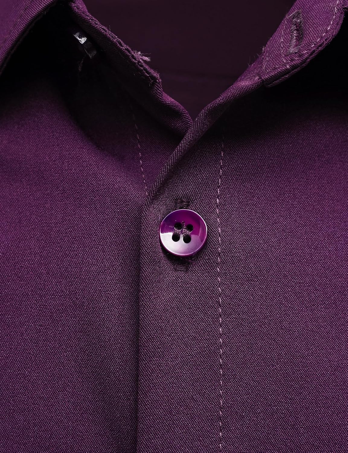 Boys Stretch Wrinkle Free Dress Shirts Button Down Shirt Long Sleeve Formal School Uniform Shirts - Image 4