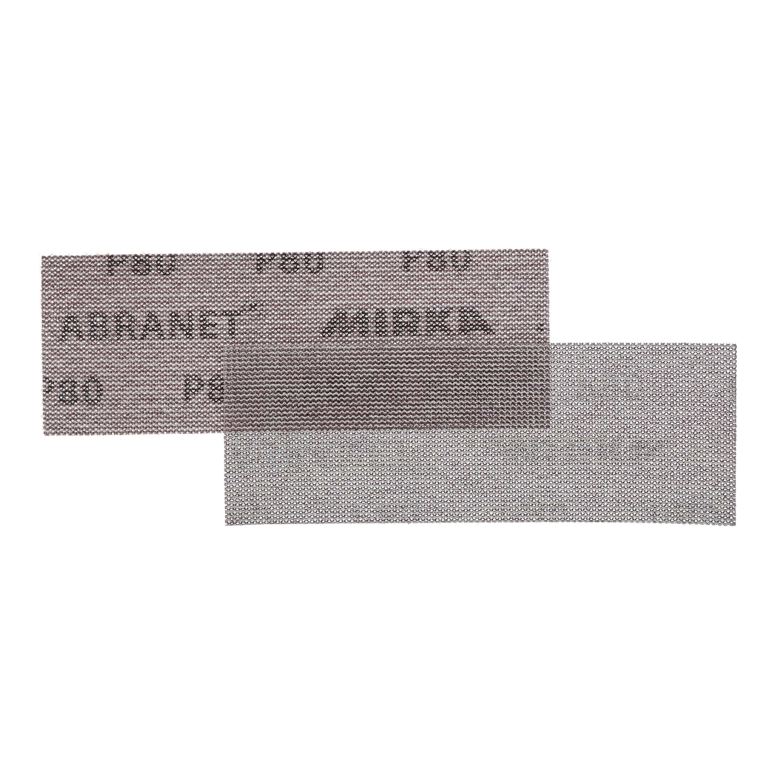 Mirka Abranet red tiras de lijado 70x198 mm cierre adhesivo/grano P80 / 50 uds/para lijar madera, masilla, barniz, plástico / 5415005080