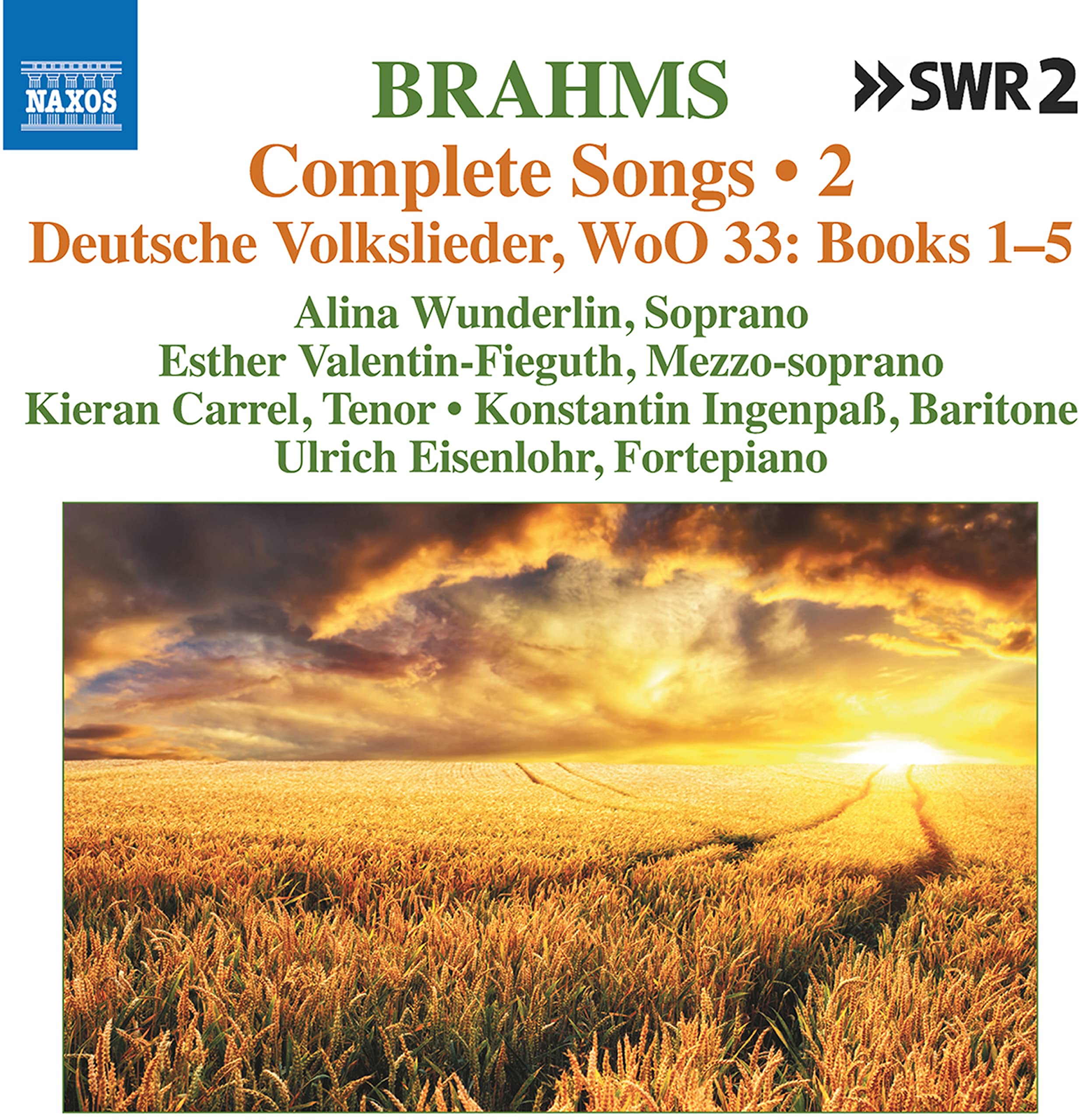 BRAHMS: COMPLETE SONGS VOL 2